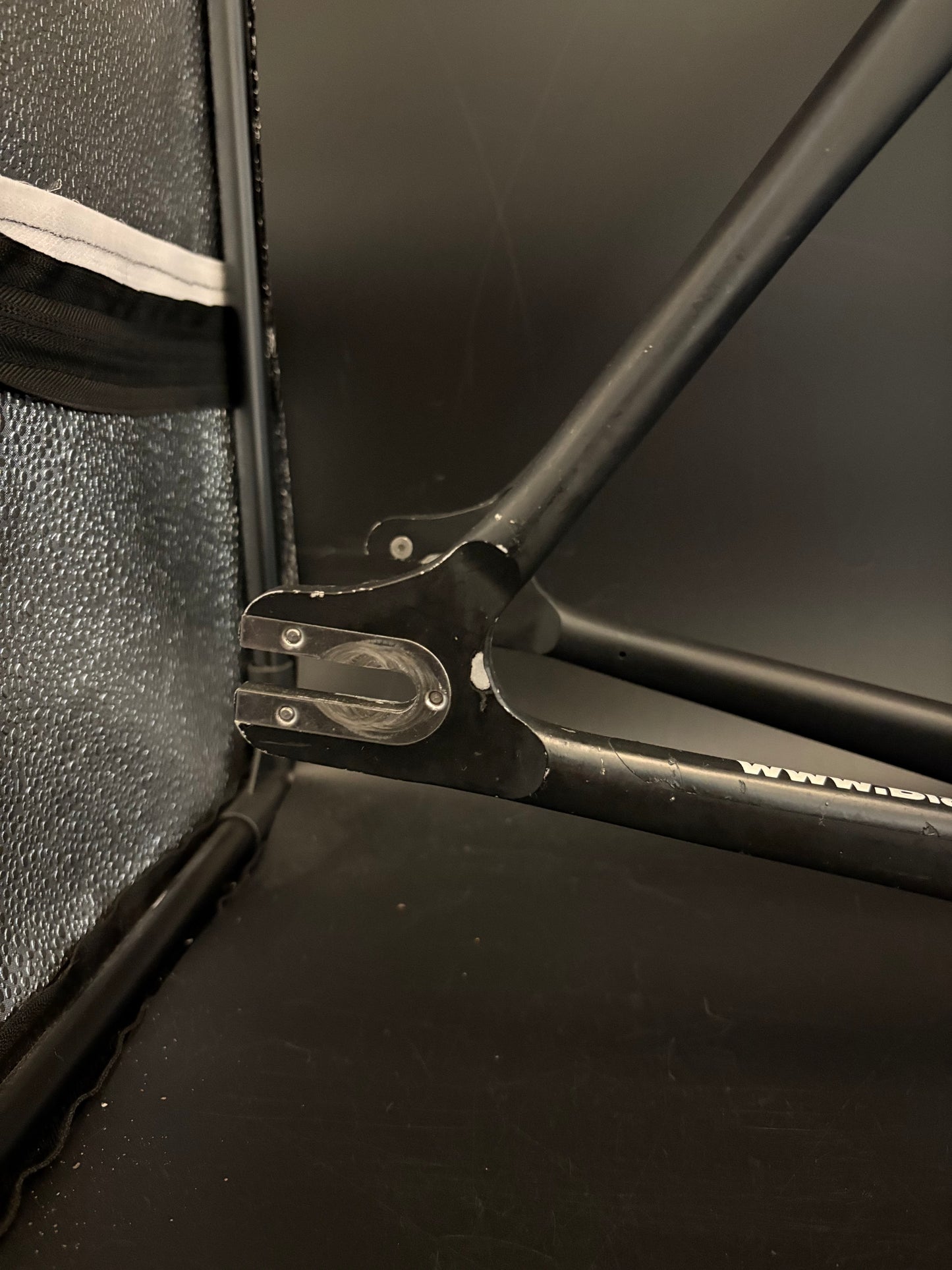 CRACKED Bianchi Pista Concept 2003 Frameset Black 55cm