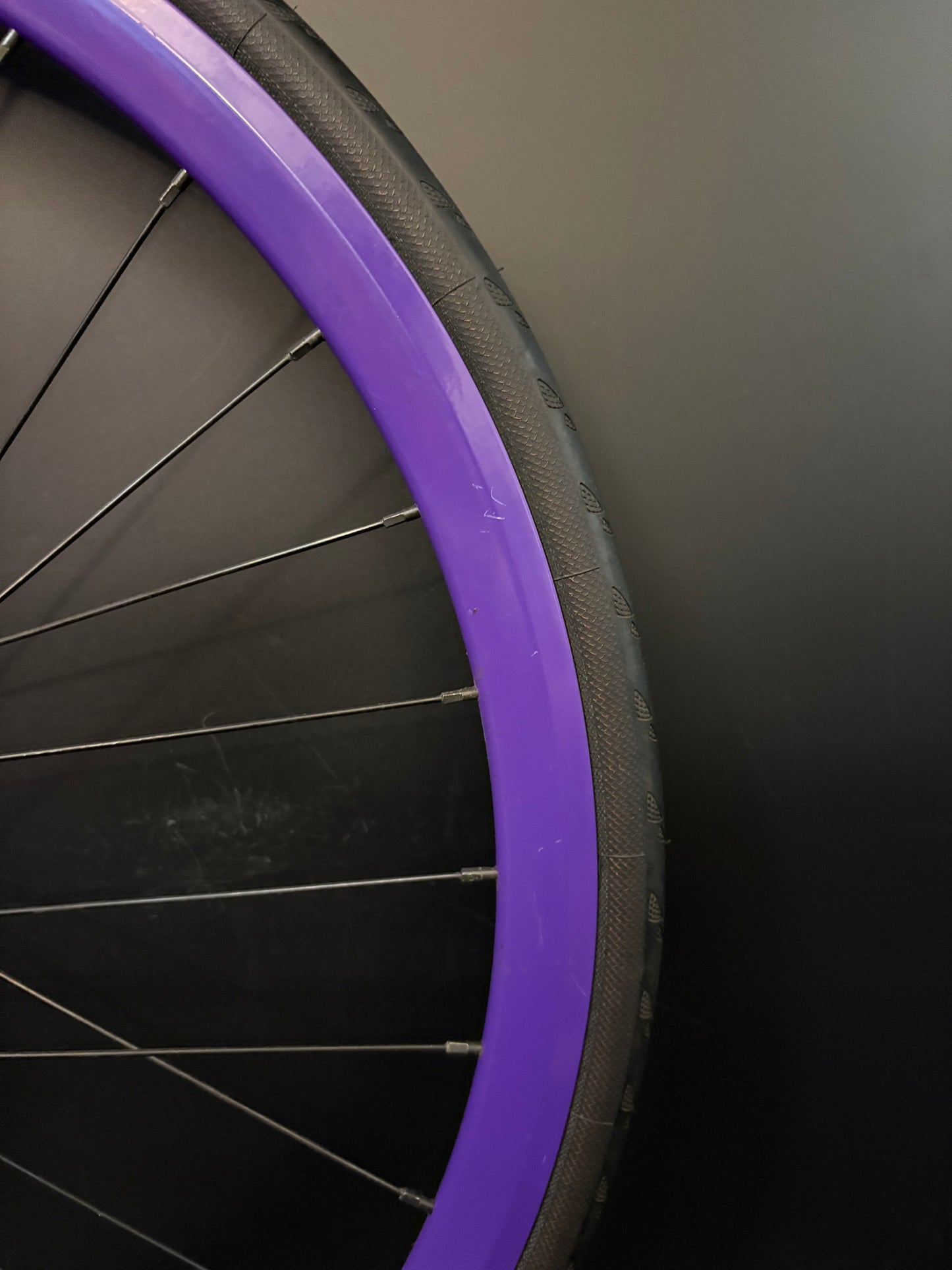 Velocity Deep V Purple / Origin 8 Wheelset 32h