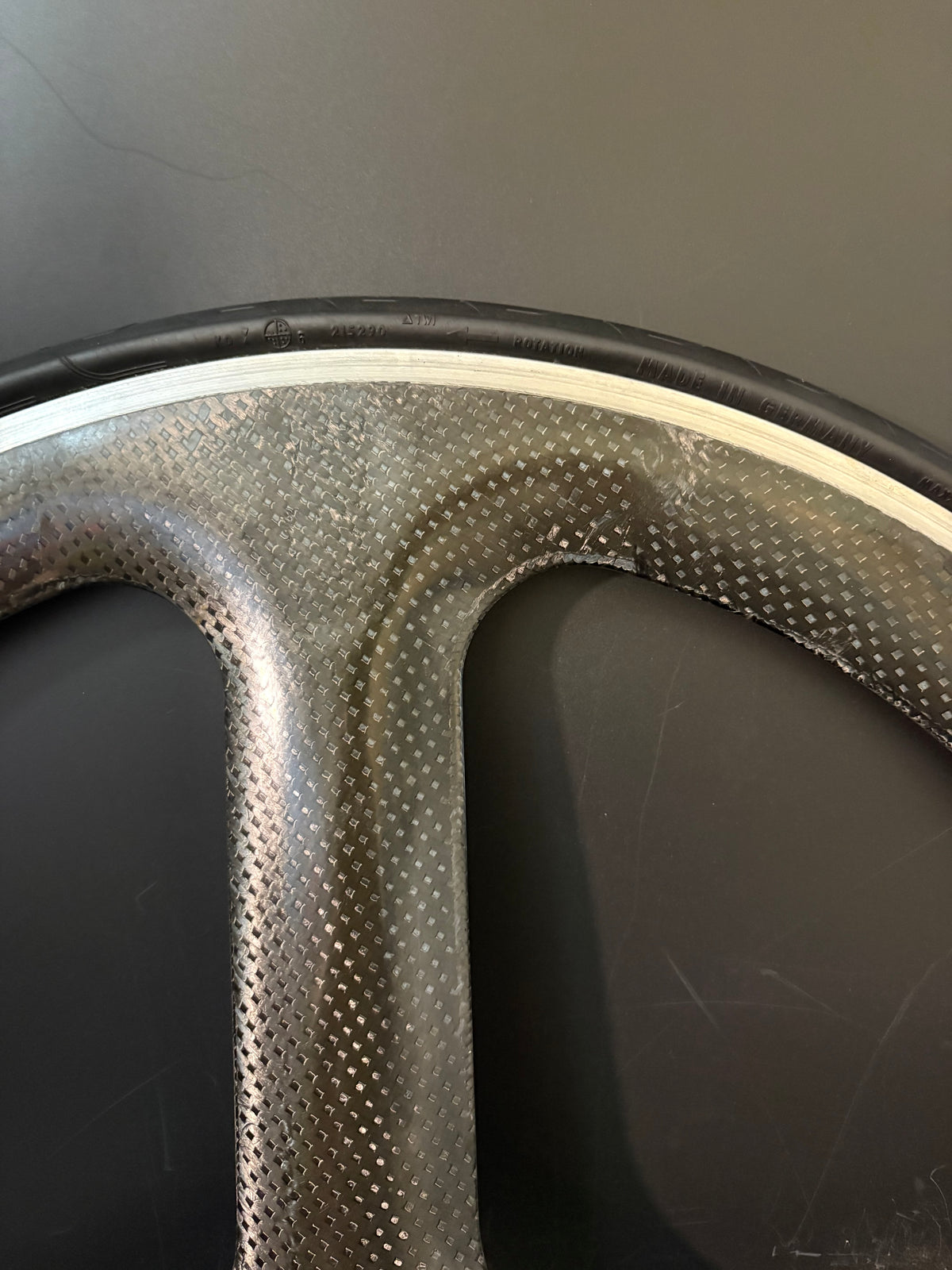 HED 3 Tri Spoke Carbon Clincher Front Wheel