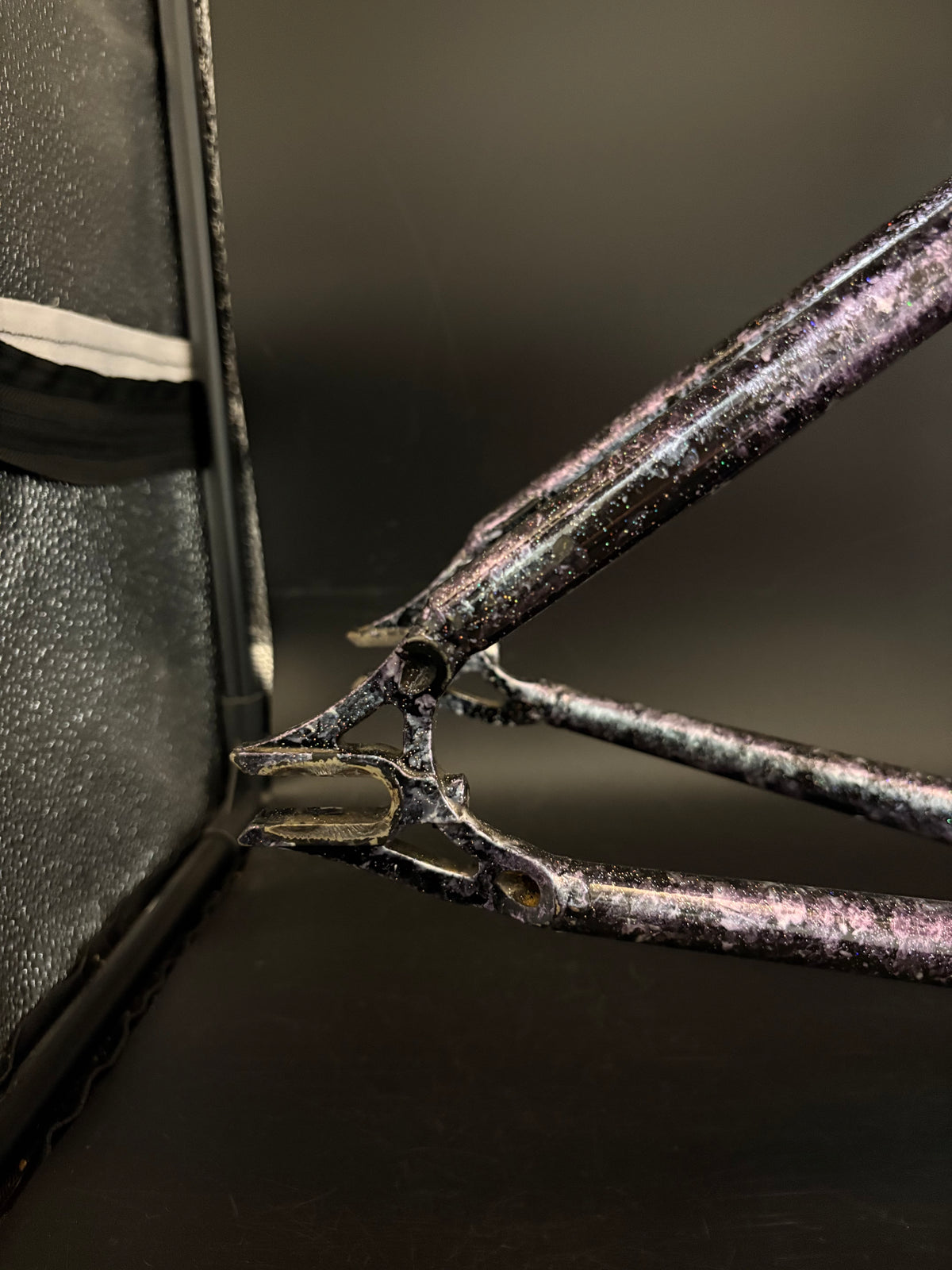 Vendetta Triple T Frameset Purple Marble Sparkle XS