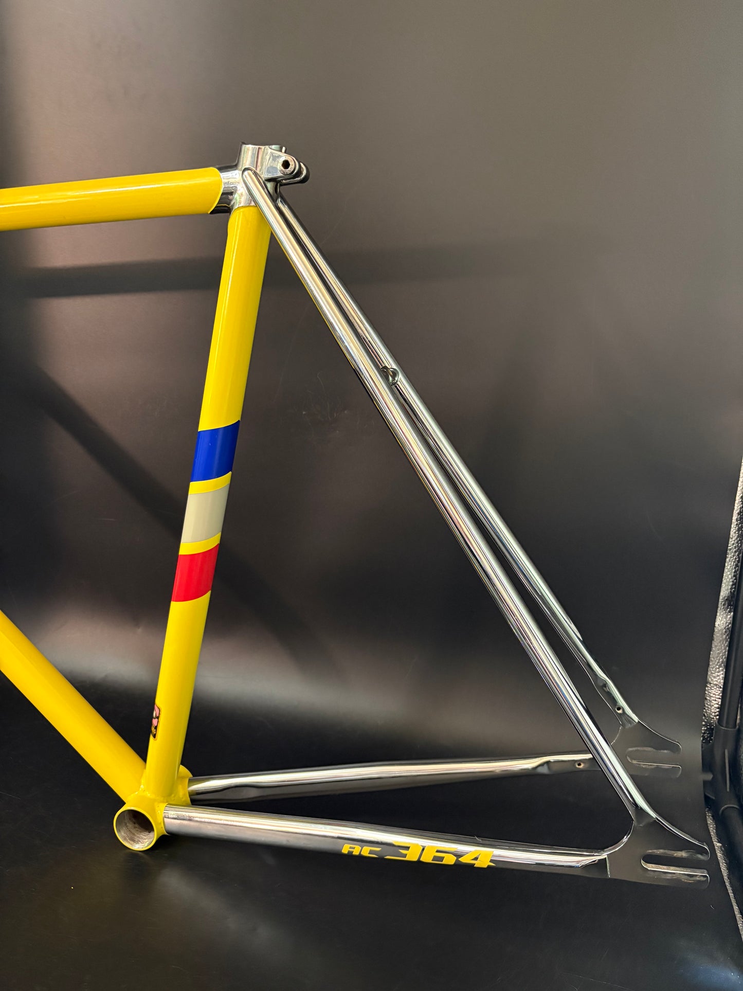 Look AC 364 Frameset Heritage Yellow/Chrome Small