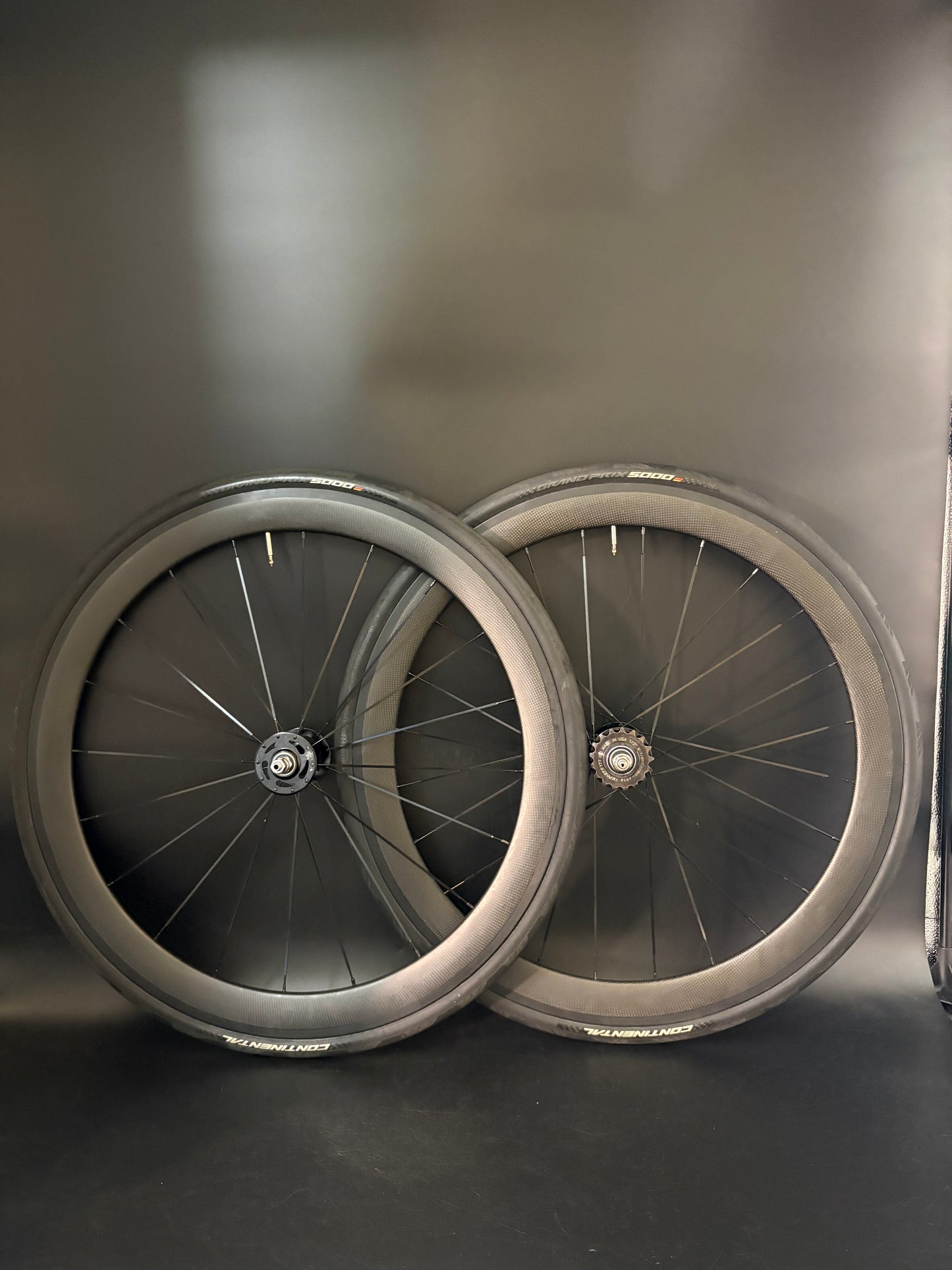 Unbranded 50mm Carbon Clincher / Novatec Wheelset 20/24h