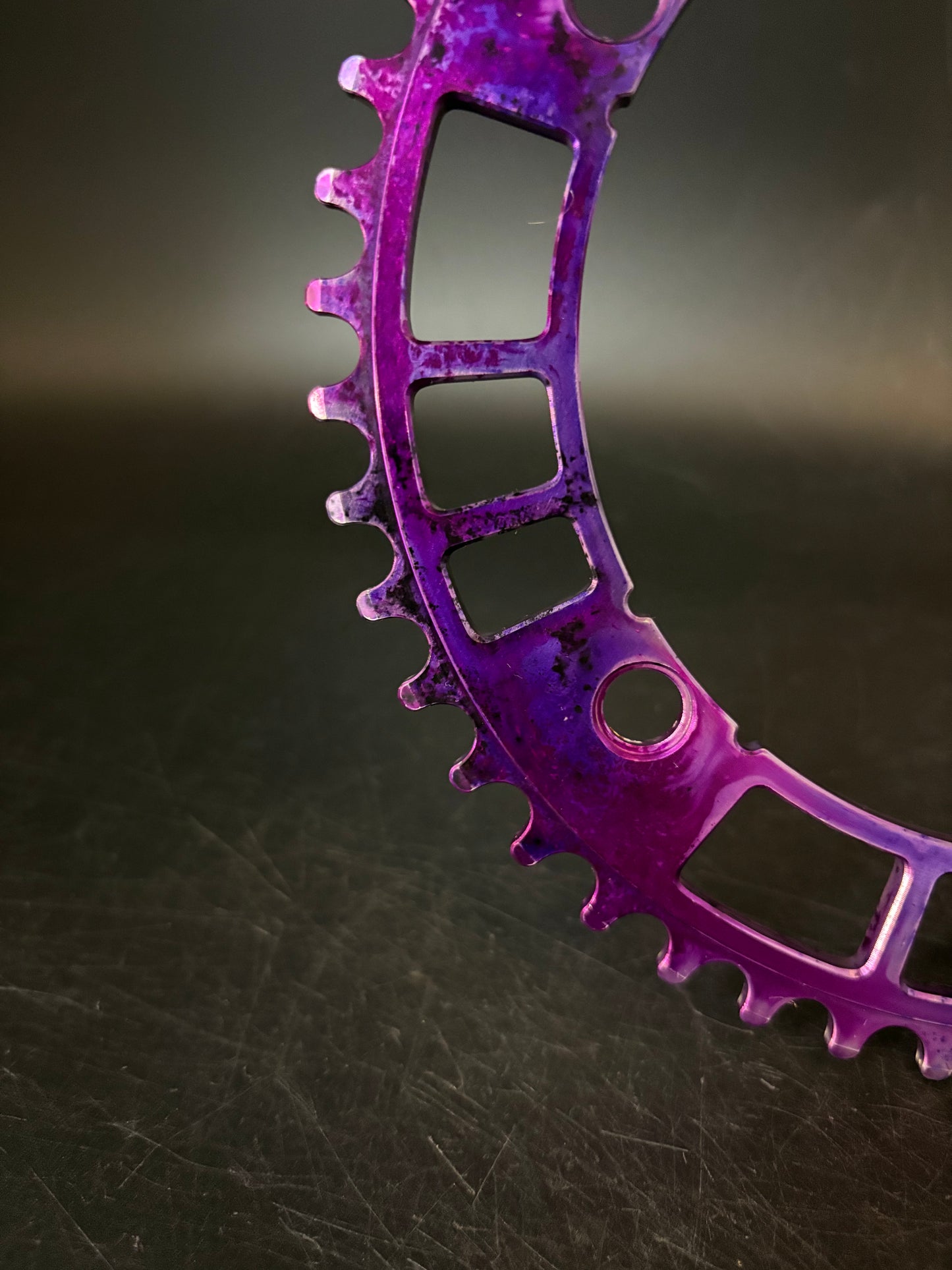 Aarn x Retrogression Purple Reign Chainring 47t