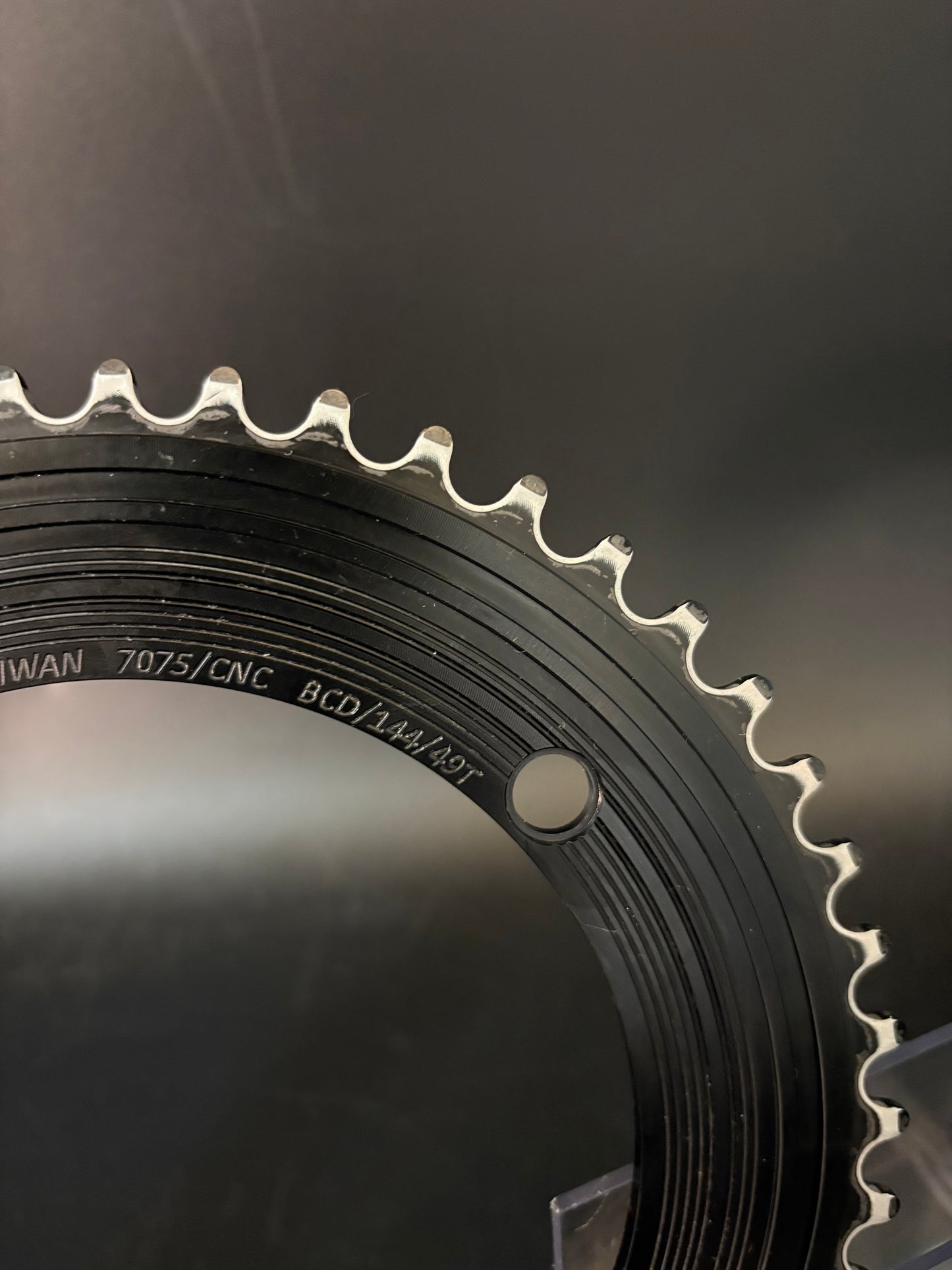 Alter Vinyl Chainring Black 49t