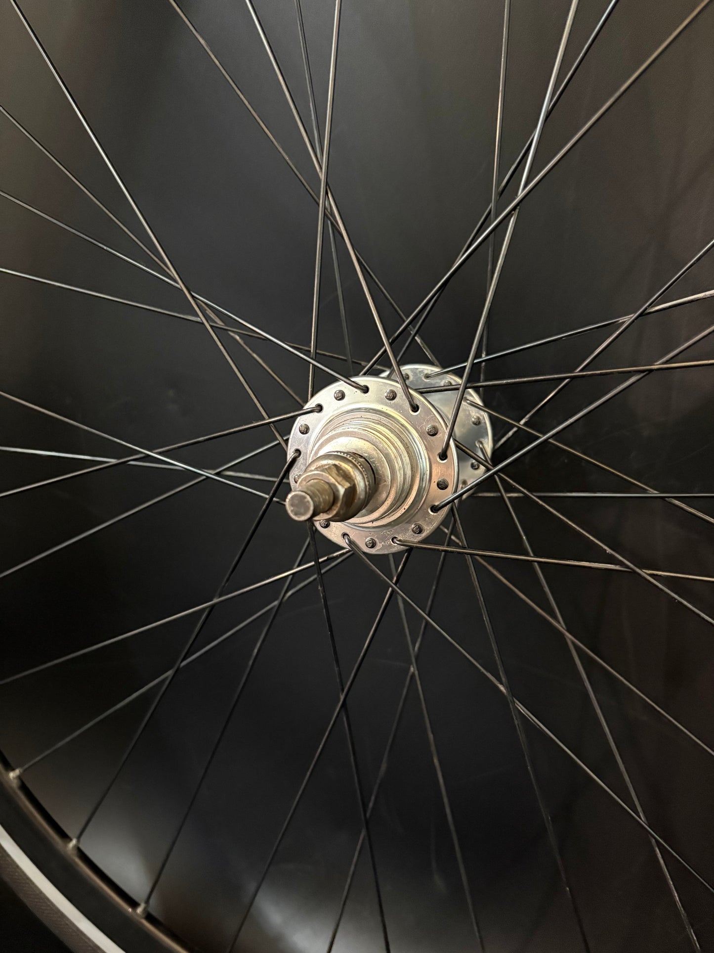 Deep V Machined Black / Surly Wheelset 36h