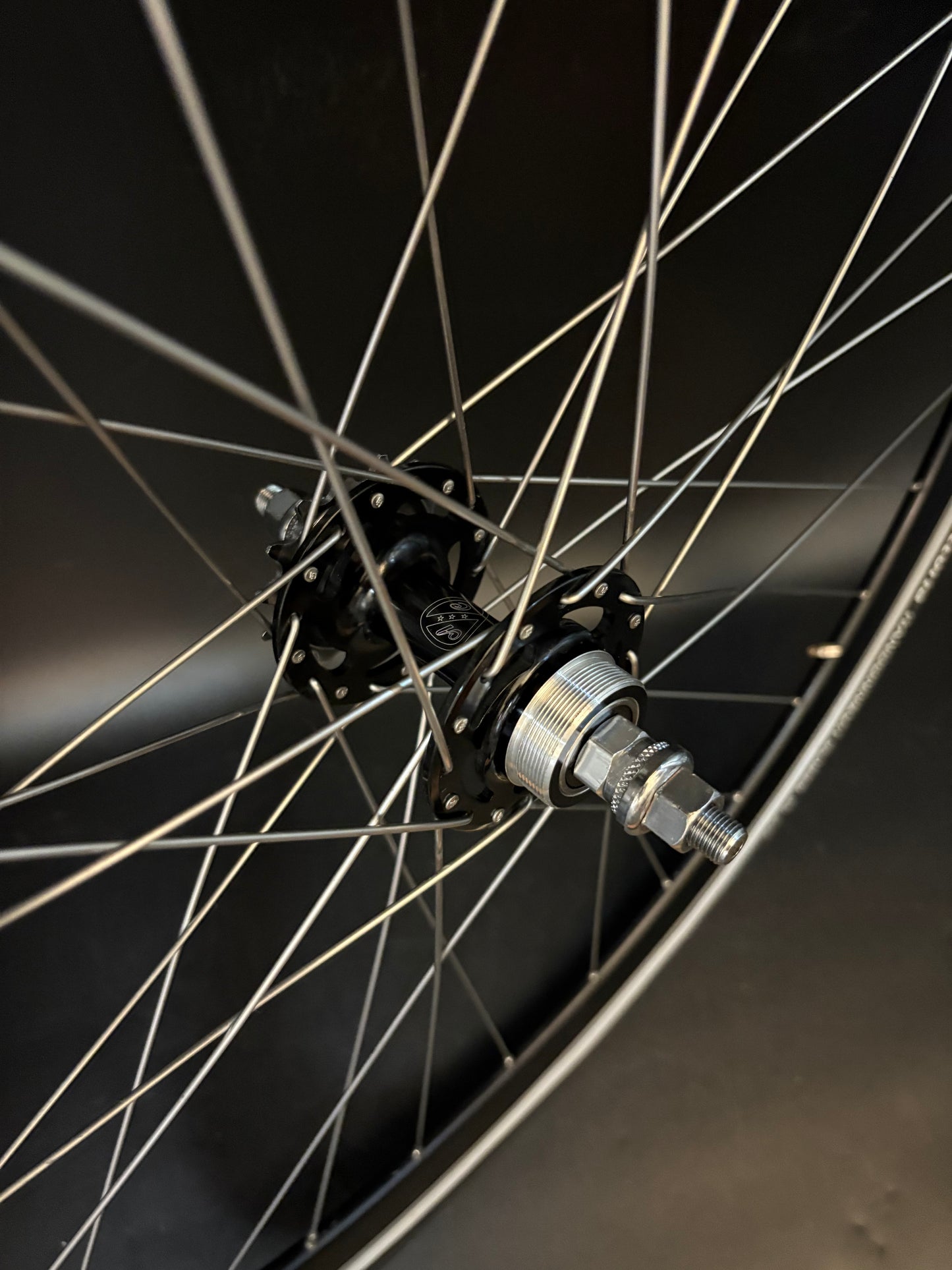 Velocity Deep V Black Machined / All City Wheelset 32h