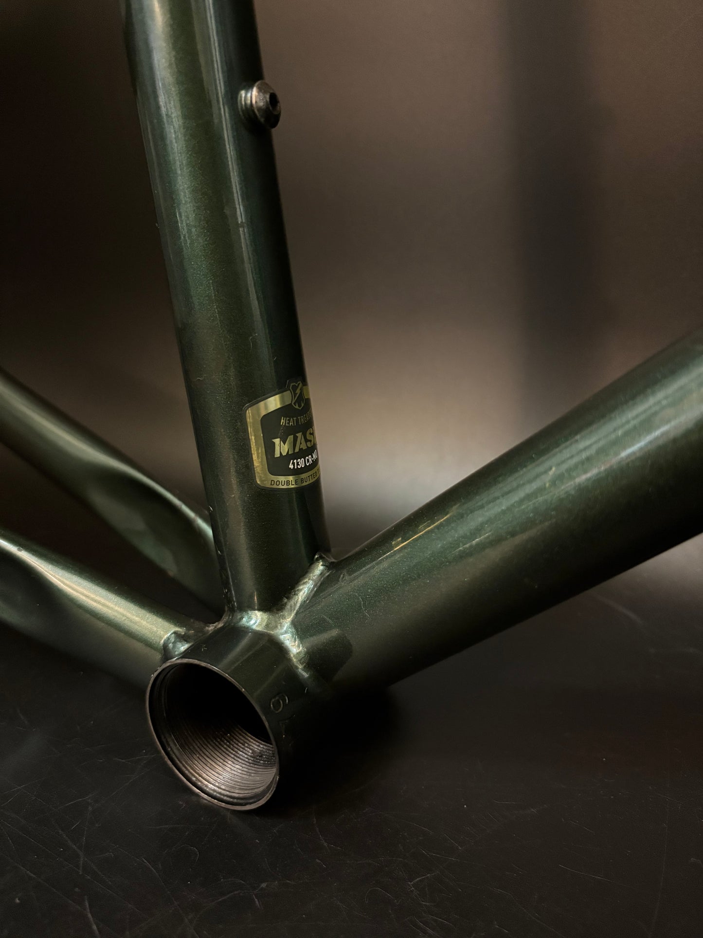 Mash Steel Frameset Green 55cm w/ Mash Rack + Camo ILE x Mash Rack Bag