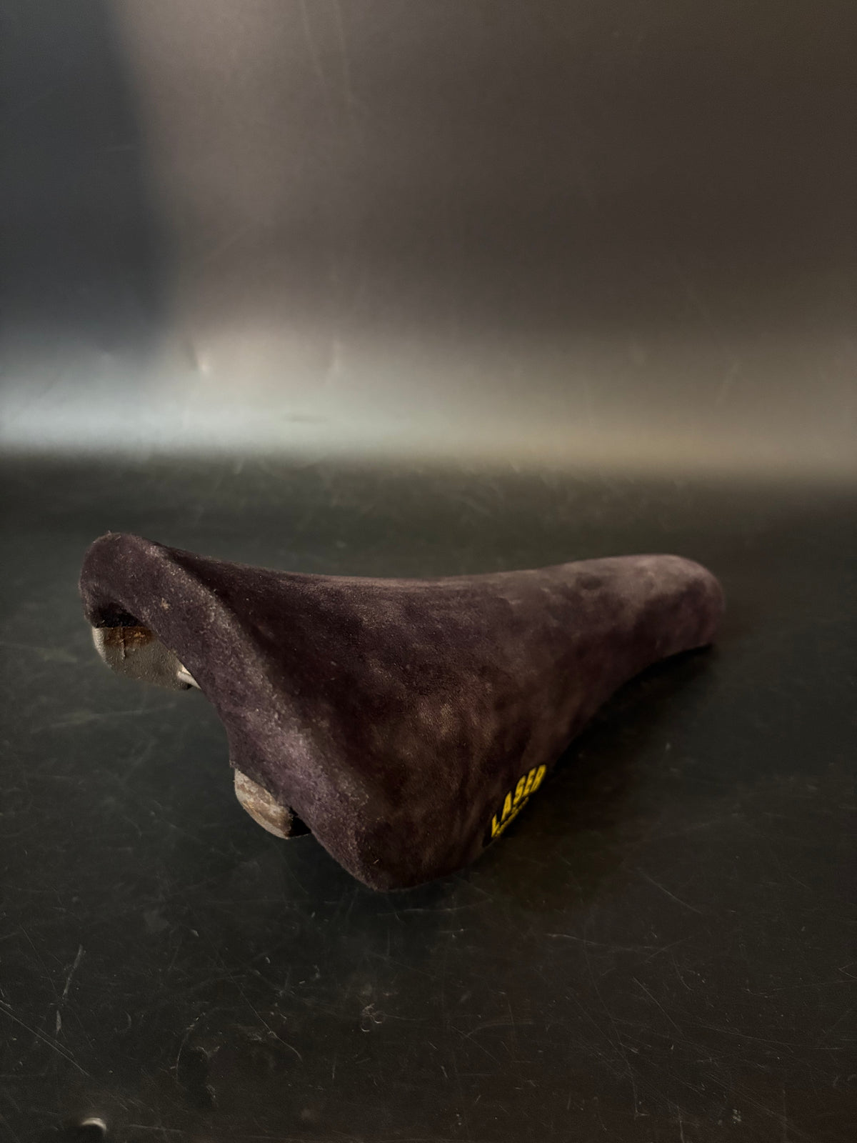 San Marco Laser Saddle Black Suede