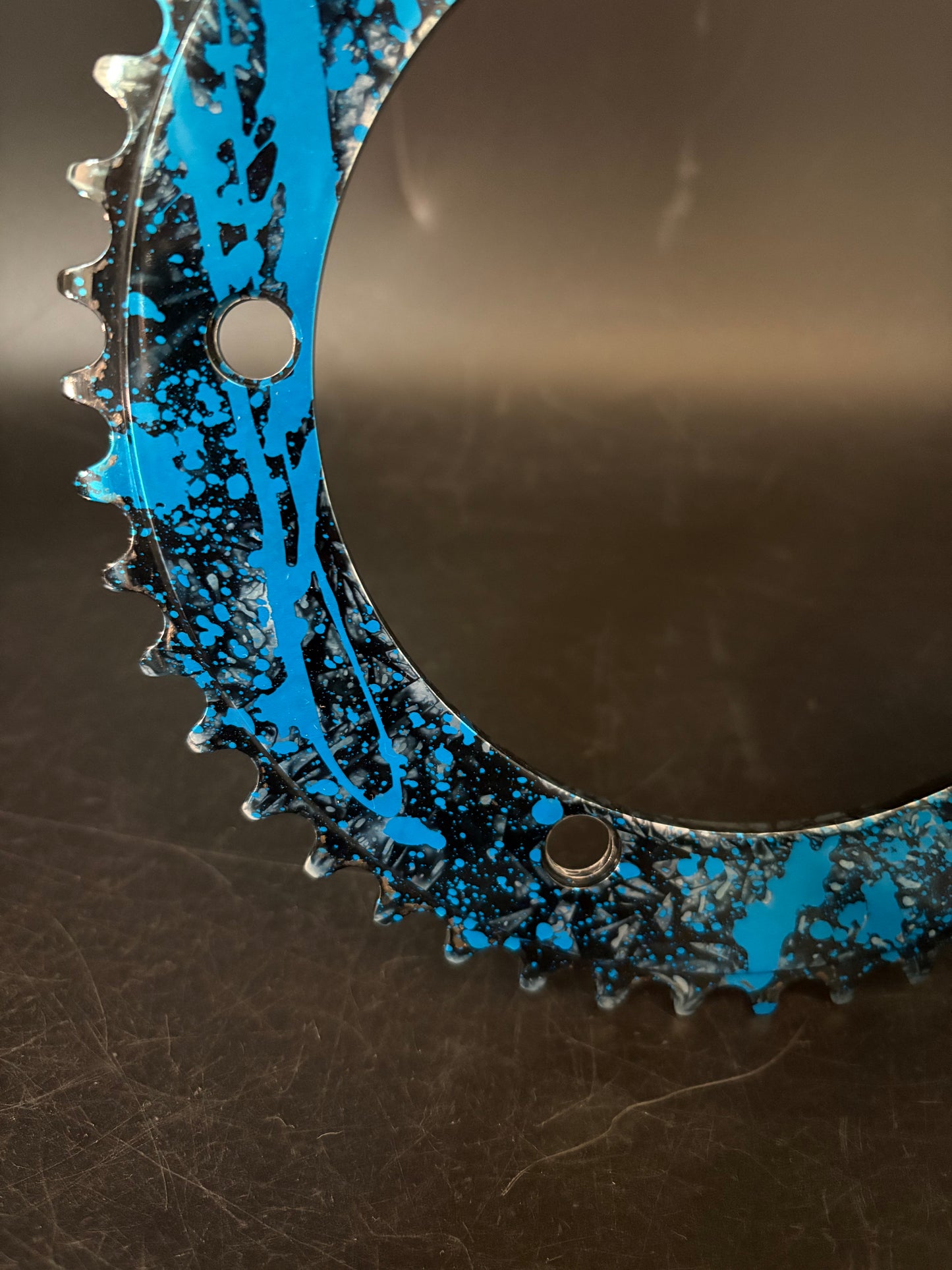 Raketa x Squid Bikes Supersport Chainring Blue/Silver/Black 47t