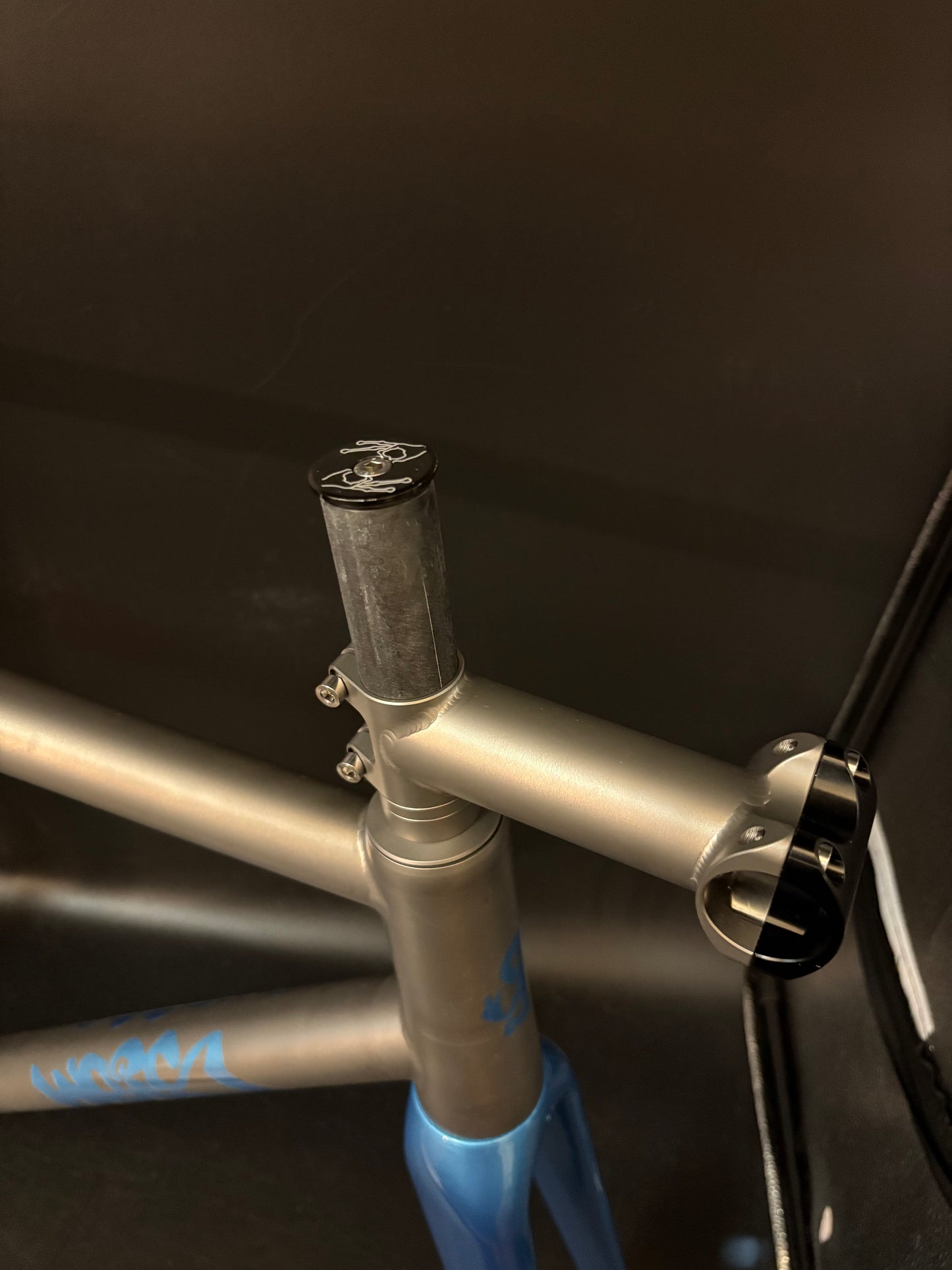 NEW Weis Hammer Ti Track Frameset Titanium Custom Finishing 55.5cm TT 71cm ST center