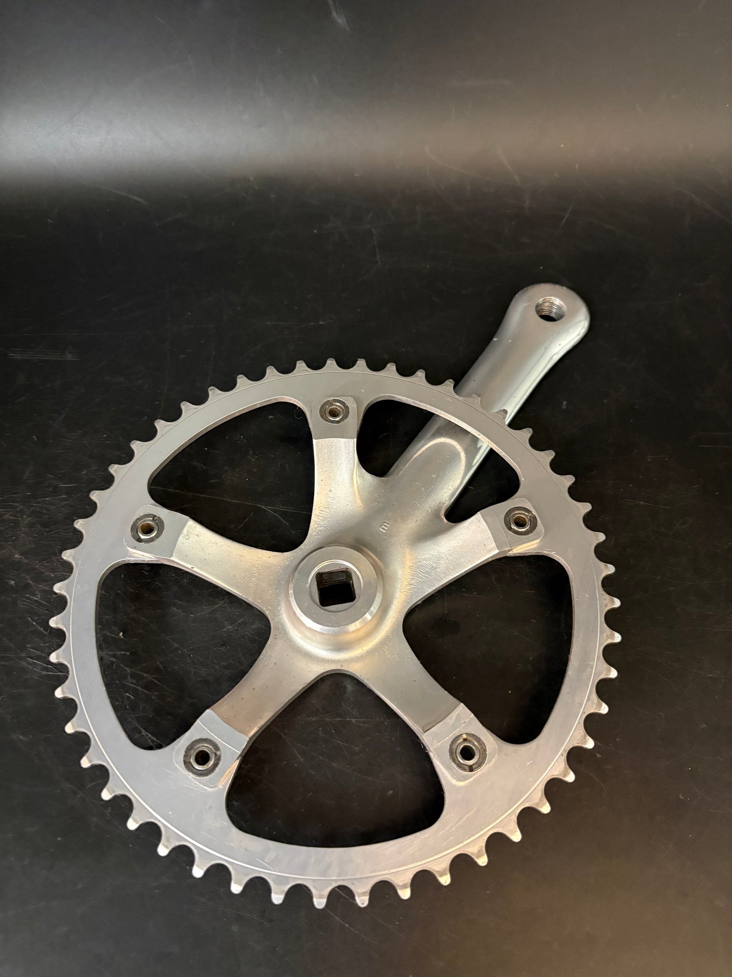 Campagnolo Record Pista Crankset Silver 165mm 49t