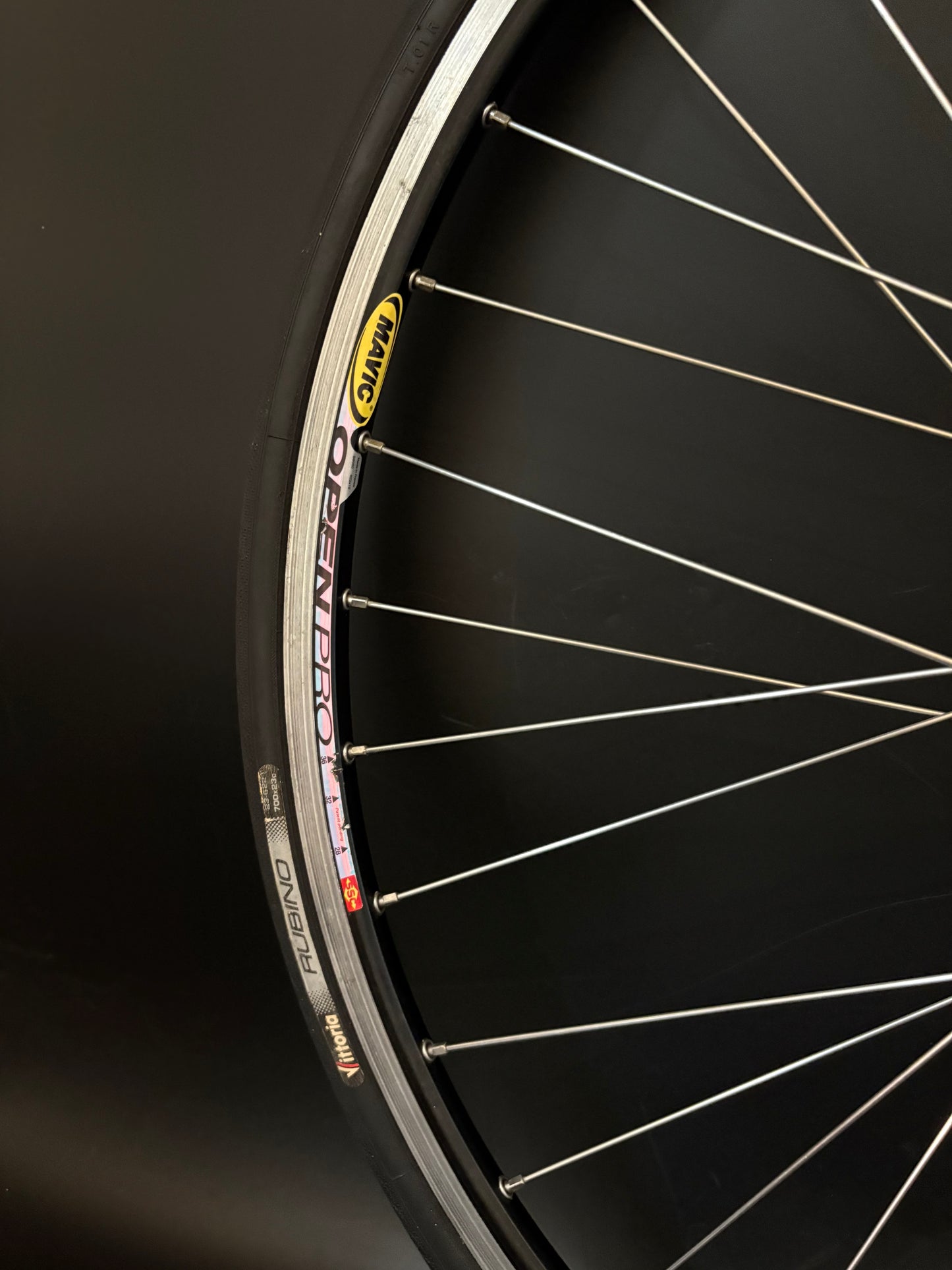Mavic Open Pro Black / Suzue Pro Max Wheelset 36h