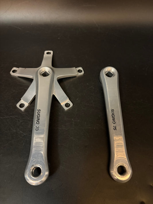 Sugino 75 Cranks Silver 175mm