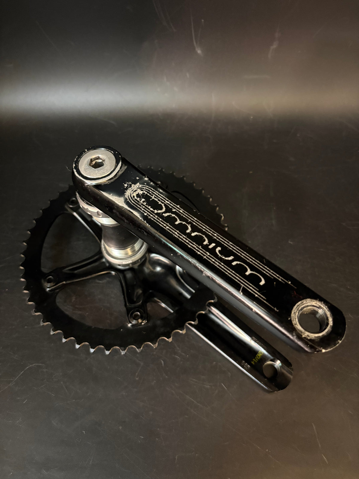 Sram Omnium Crankset Black 165mm 48t