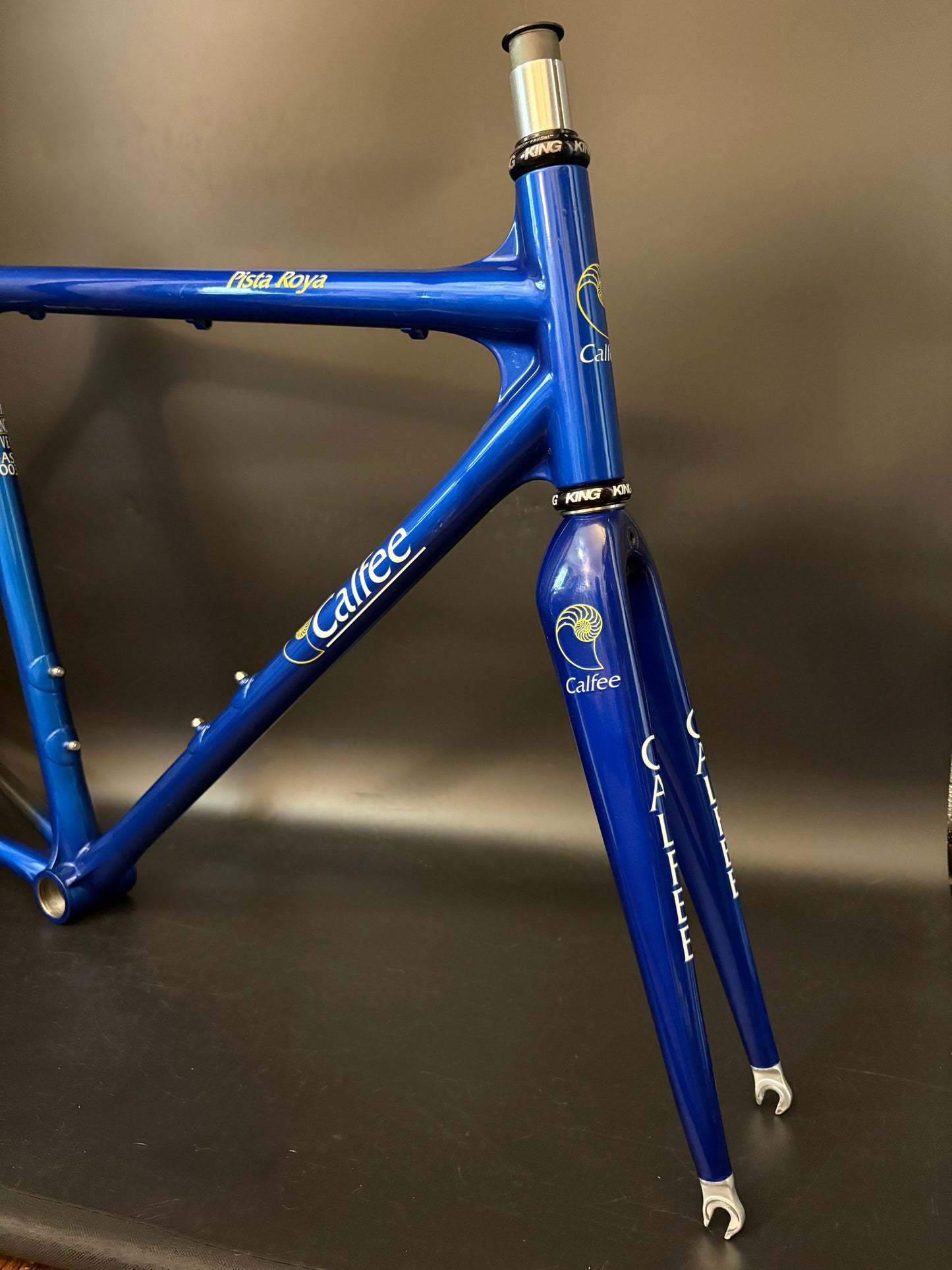 Calfee Pista Roya Carbon Frameset Blue 56cm