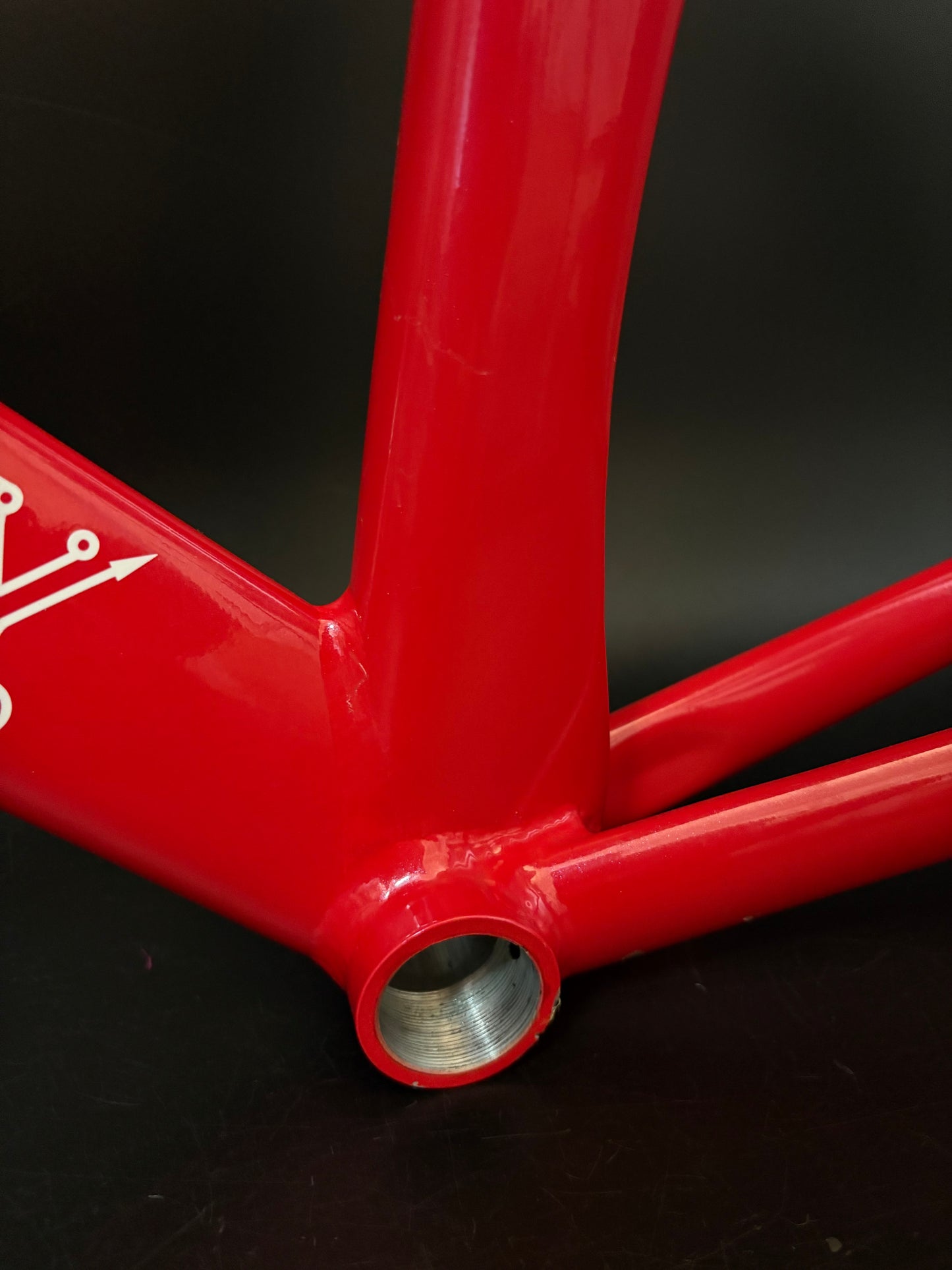 Affinity Kissena Frameset Red 55cm M