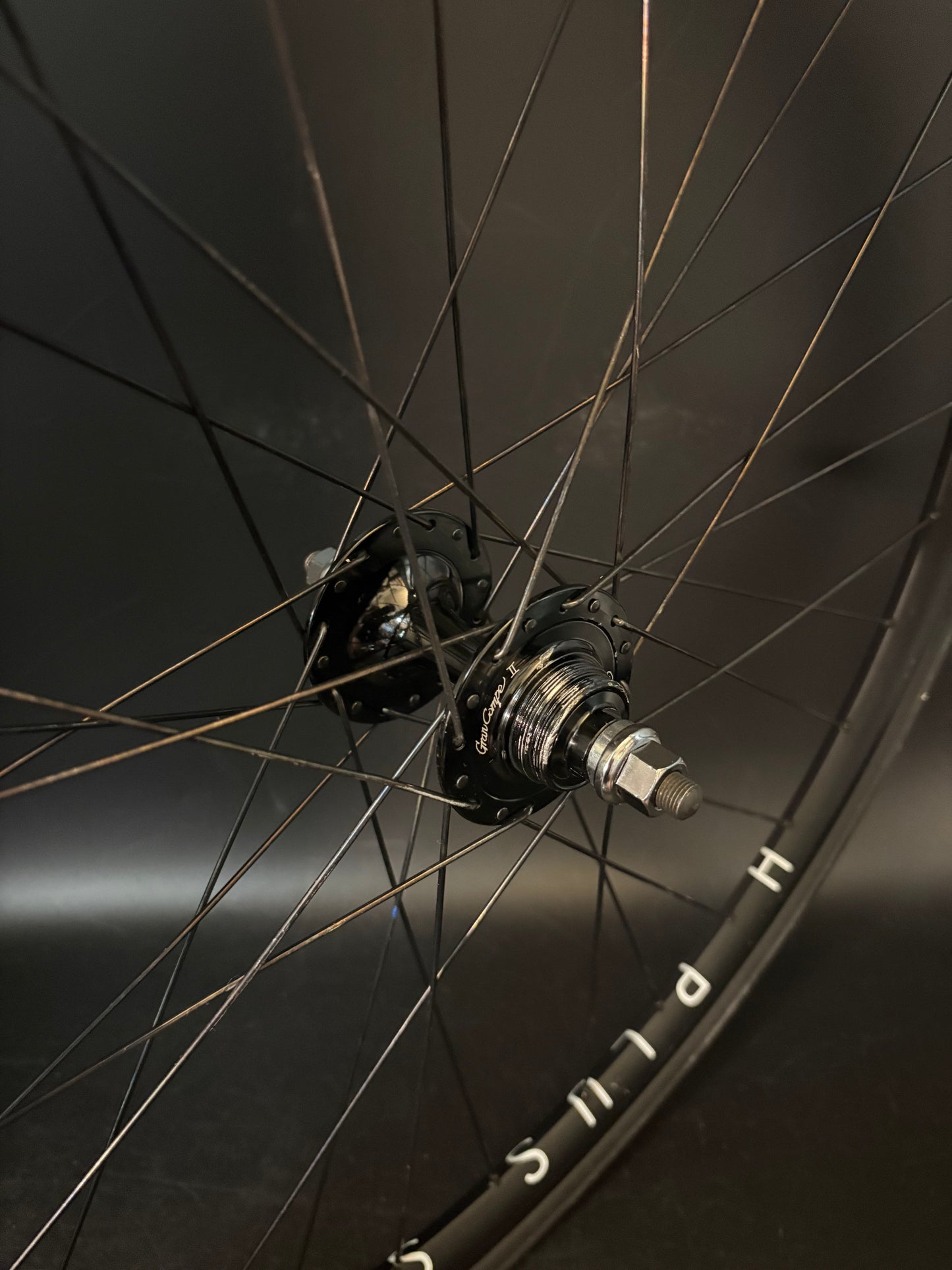 H Plus Son Archetype / Gran Compe HF Wheelset Black 32h Tubeless