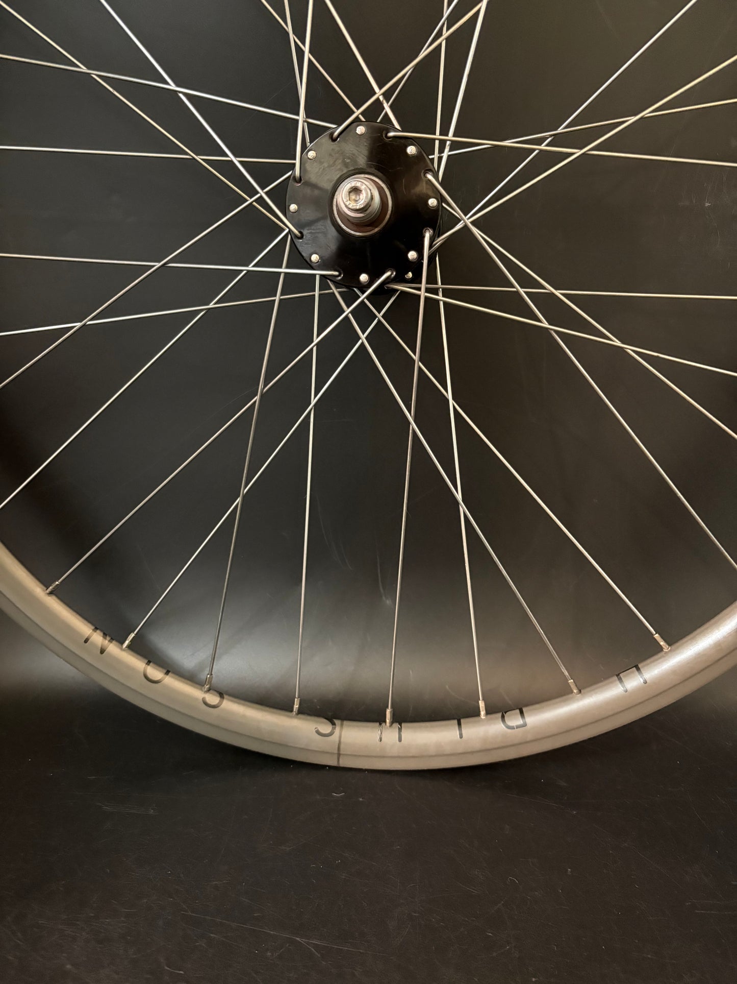 H Plus Son Archetype / Phil Wood Rear Wheel 32h