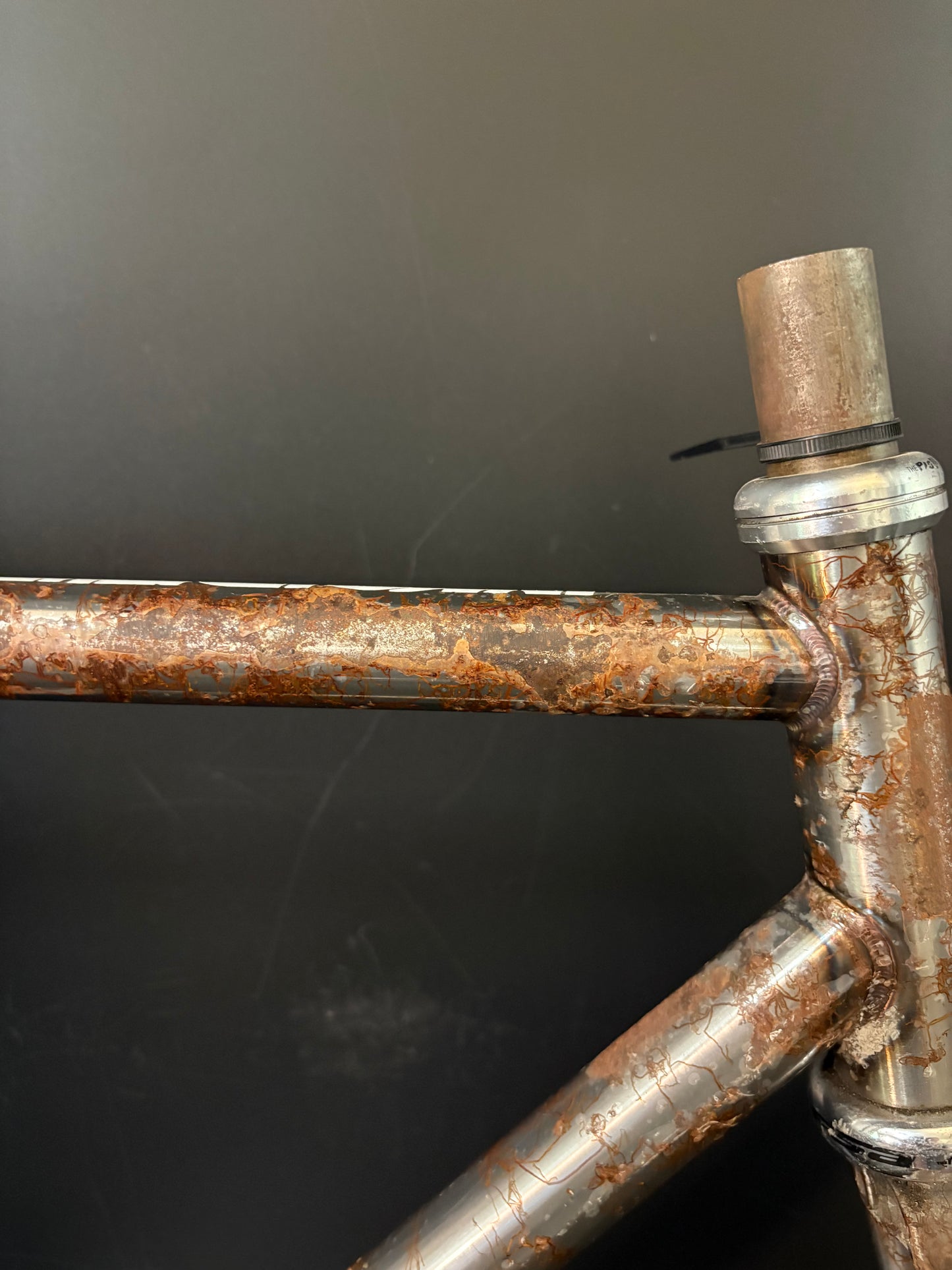 Chas’ Cinelli Mash Work Frameset Raw Prototype #1 55cm
