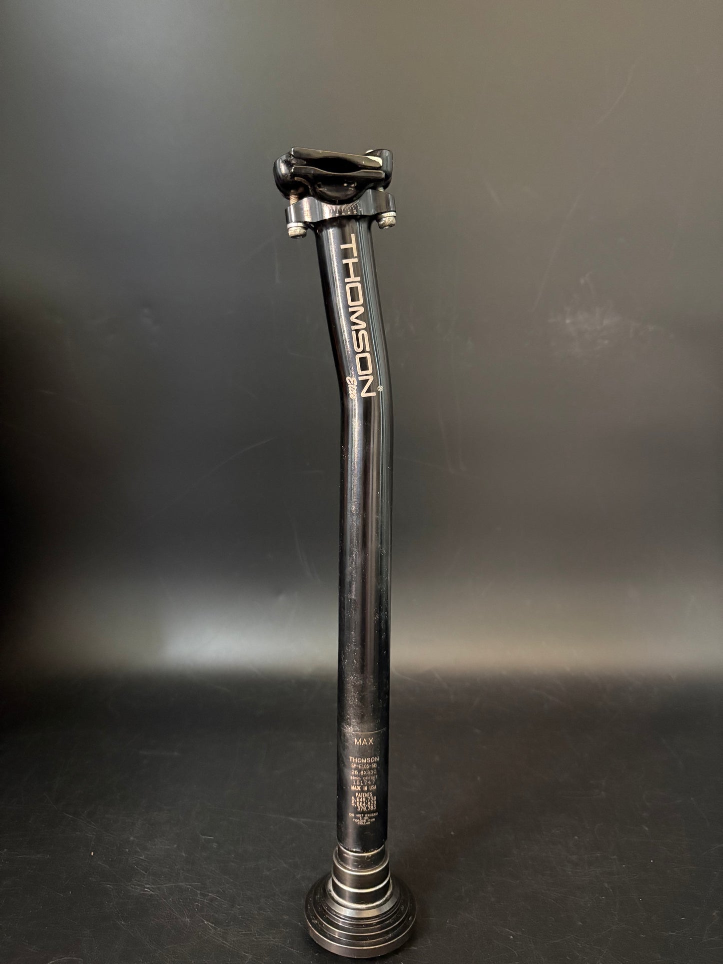 Thomson Elite Setback Seatpost Black 26.8 330mm