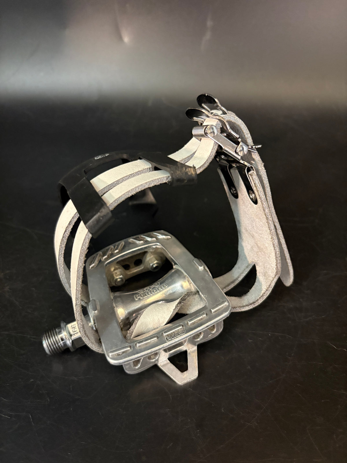 MKS GR-9 / All City Double Straps White Pedal Setup