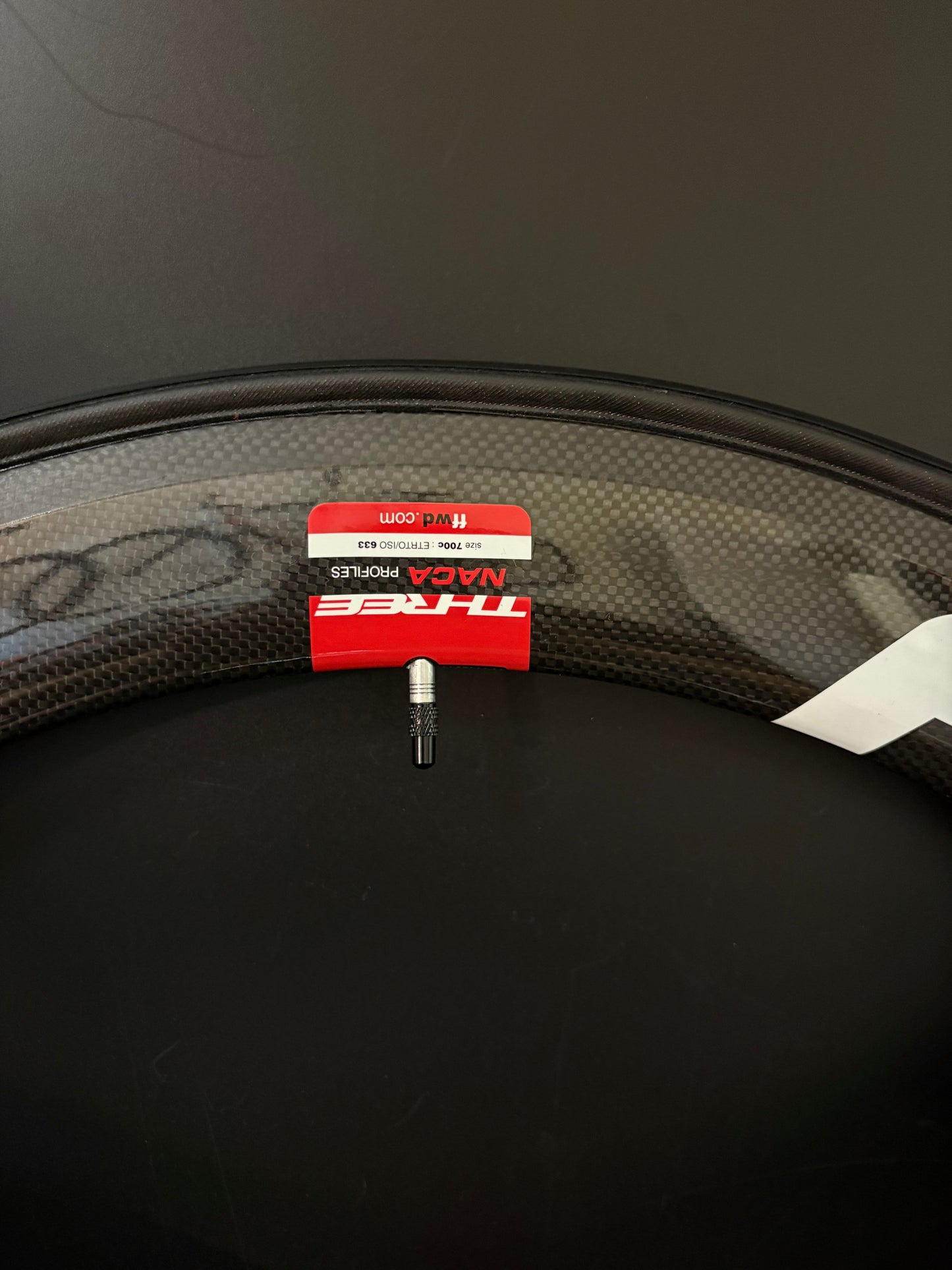 FFWD Tubular Tri Spoke Front Wheel Carbon