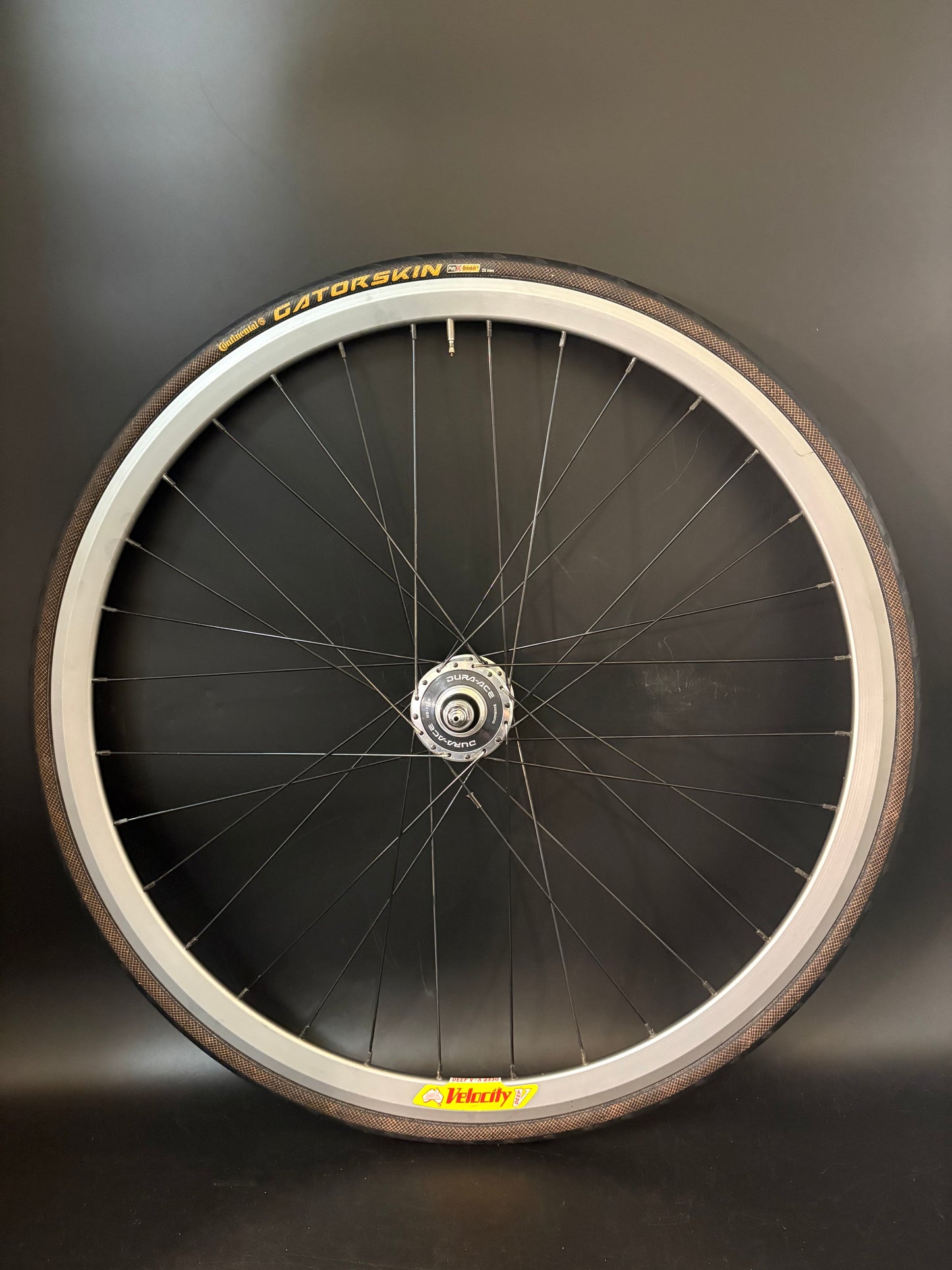 Velocity Deep V Grey / Dura Ace 7600 Wheelset 32h