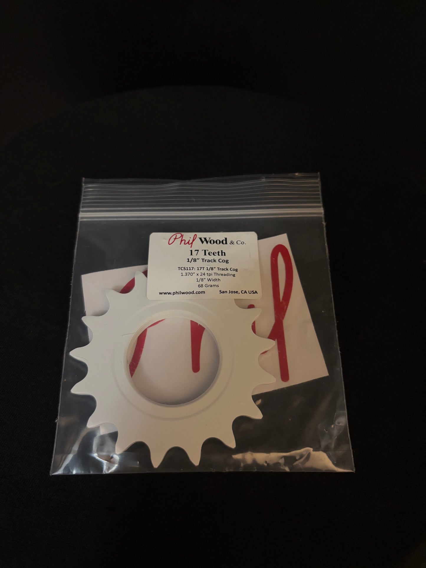 NEW Phil Wood ATW Cog White 17t