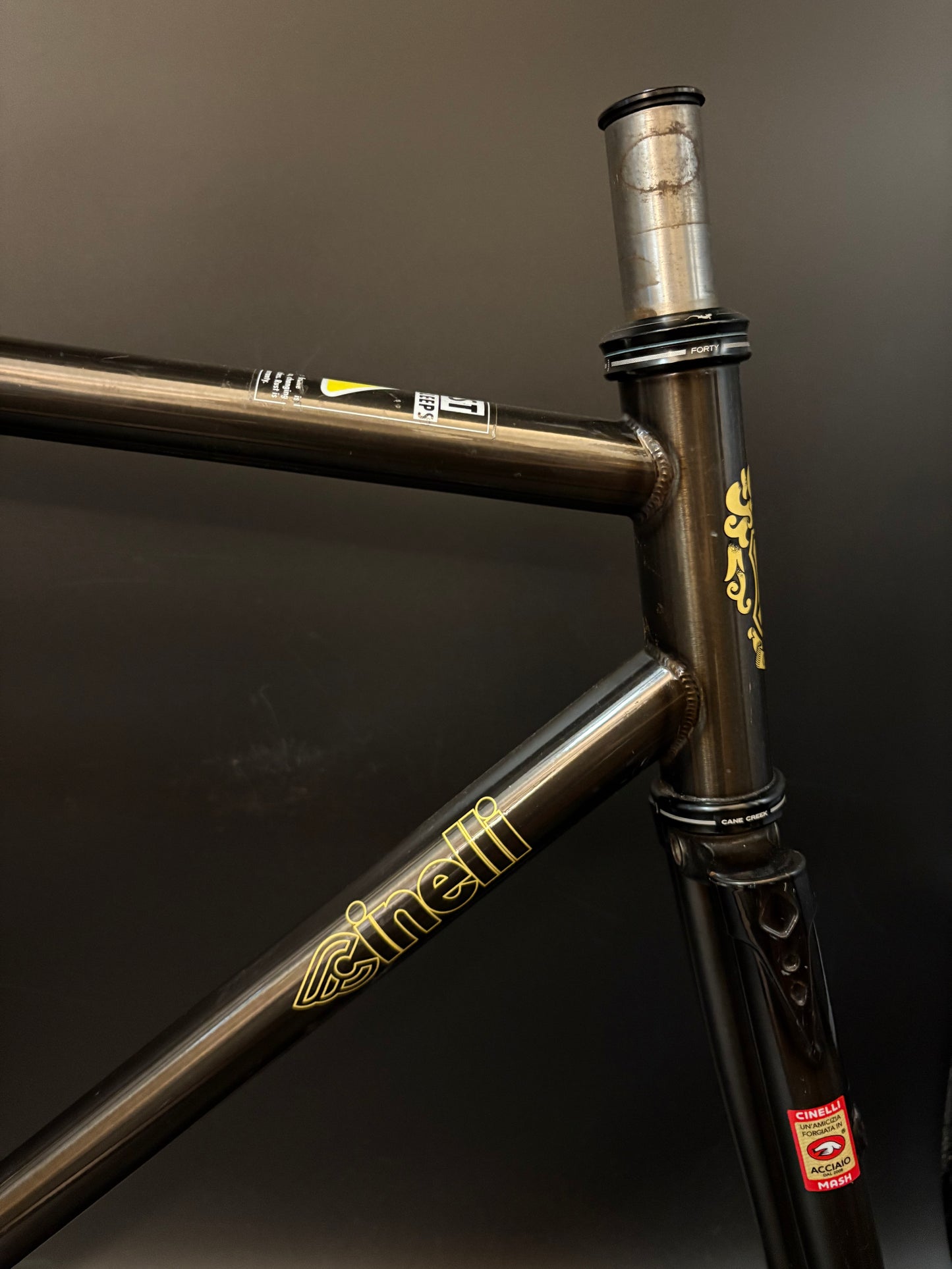 Cinelli Mash Work Frameset Dark Smoke 58cm