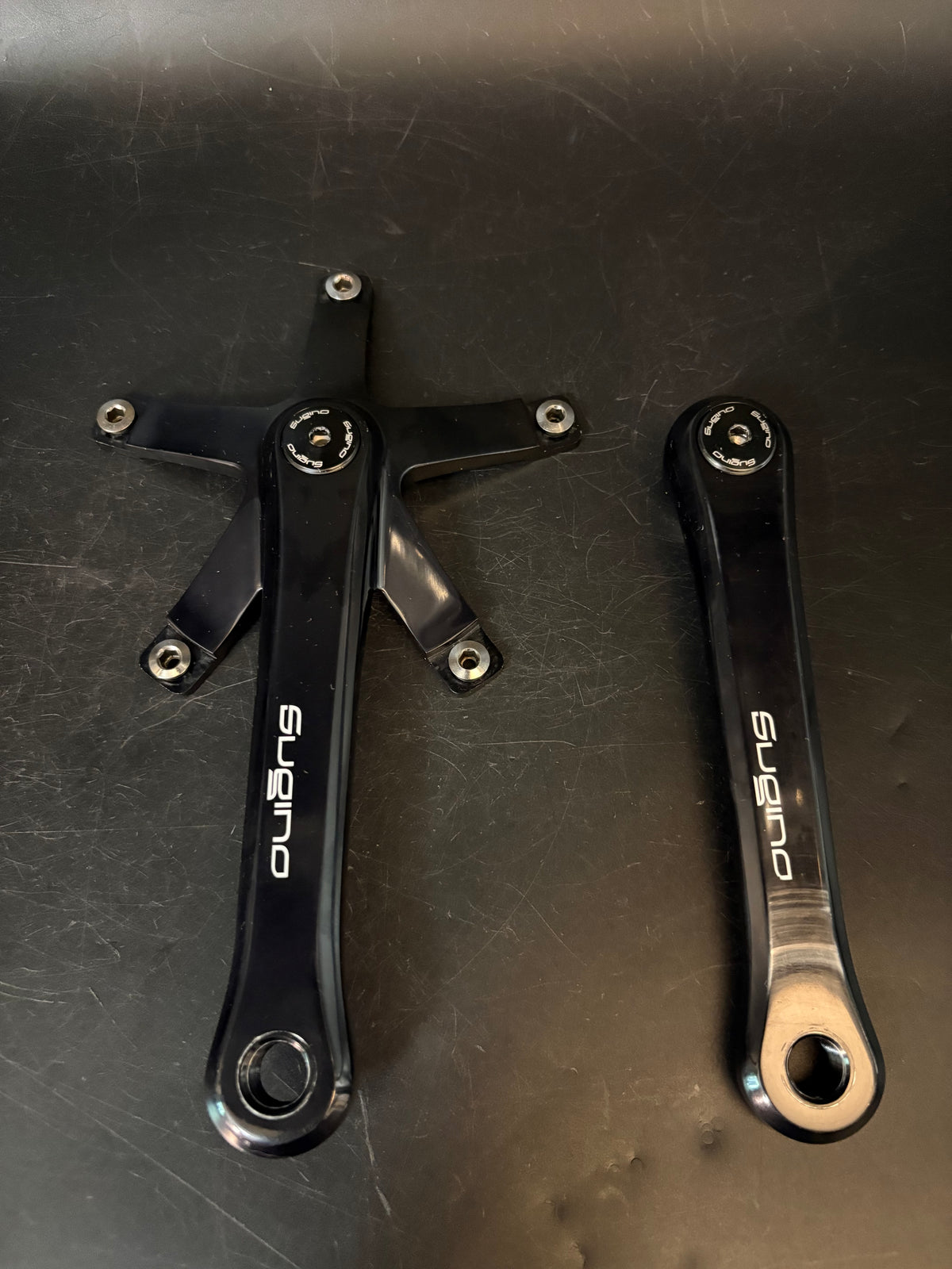 Sugino 75 Cranks Black 165mm