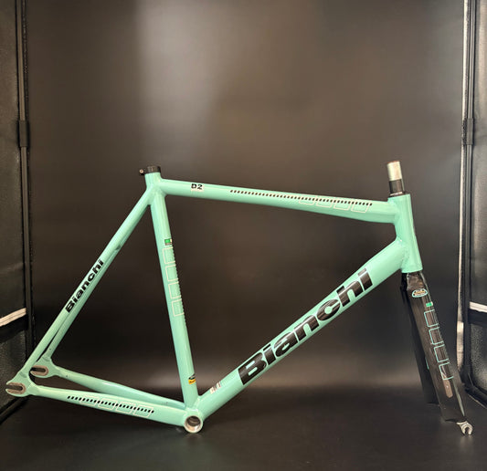 Bianchi D2 Super Pista Frameset Celeste 59cm