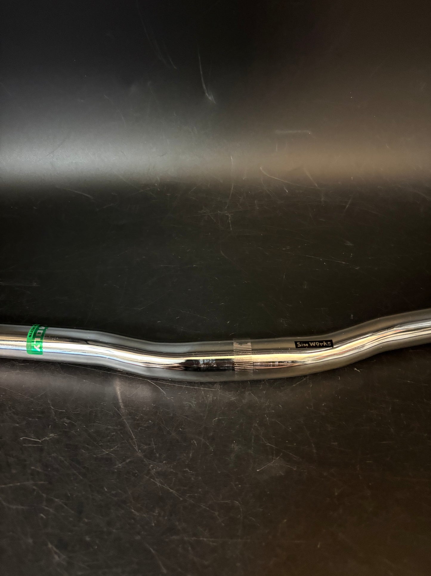 SimWorks MowMow Handlebar Chrome 700mm 25.4