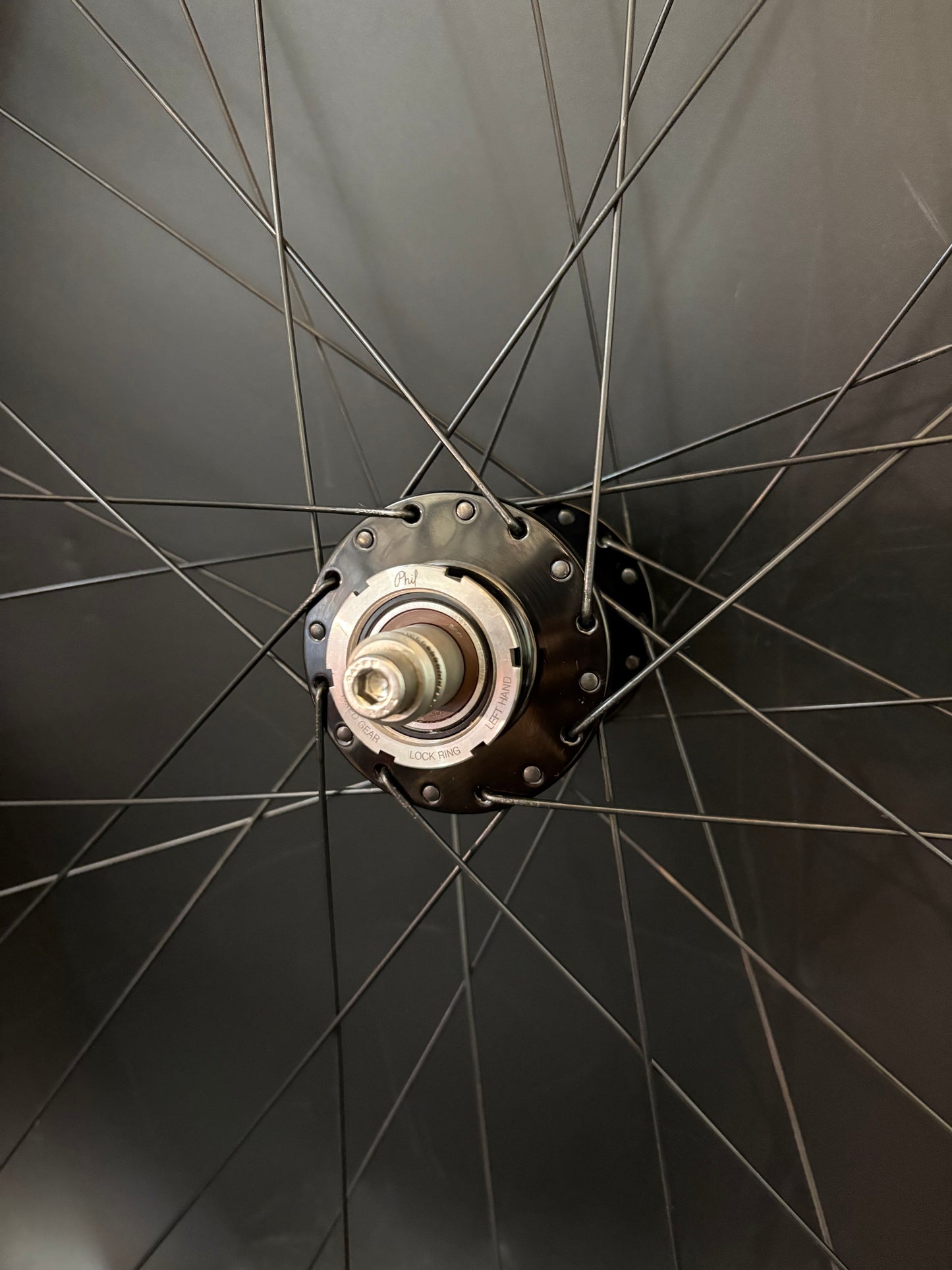 H Plus Son Hydra / Phil Wood HF Wheelset Black 32h #1