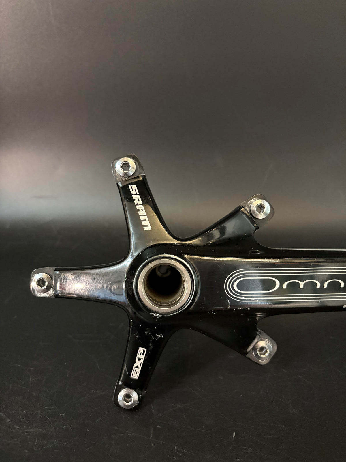 Sram Omnium Cranks Black/Silver 165mm