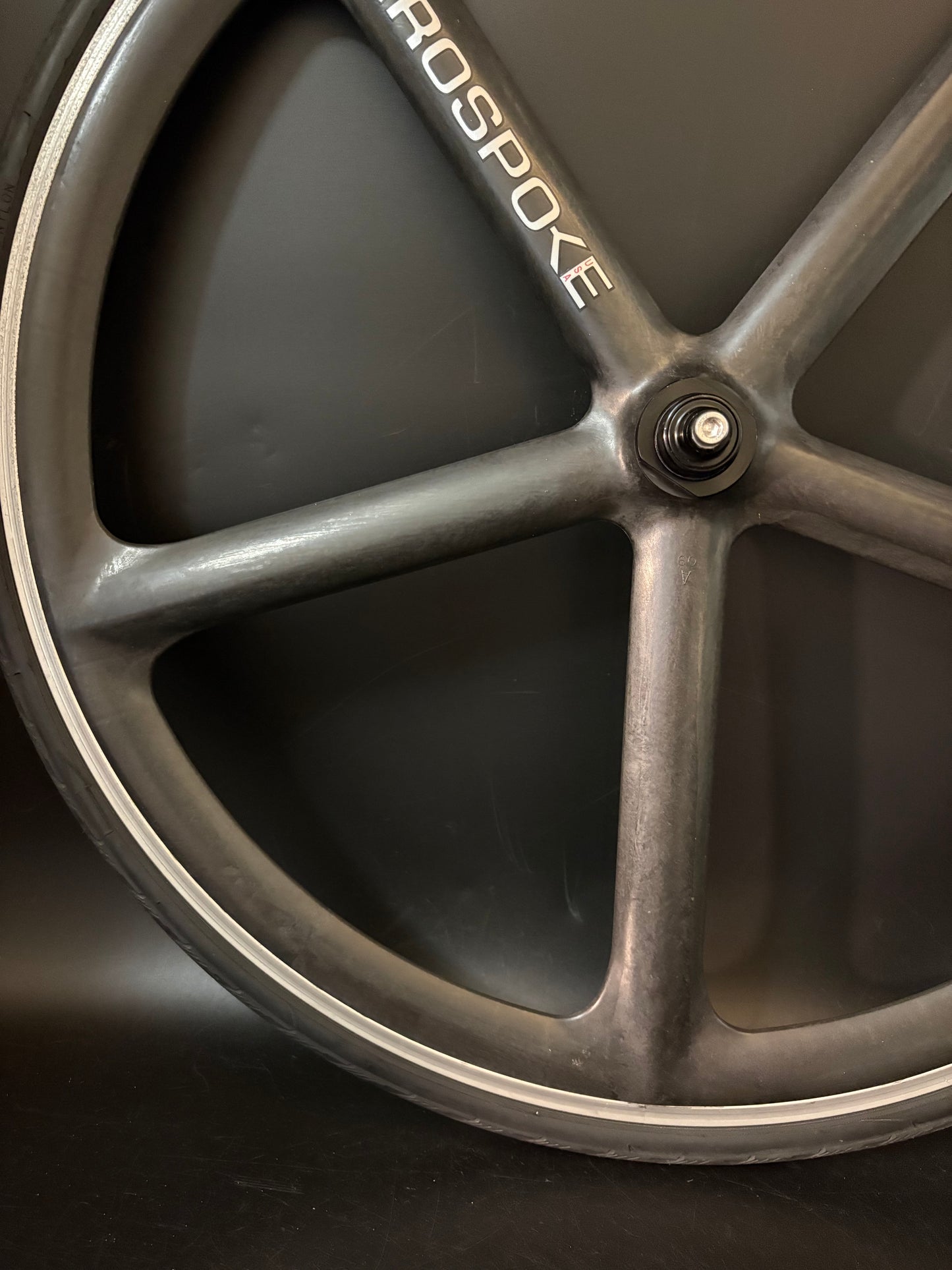 Aerospoke Clincher Front Wheel Black