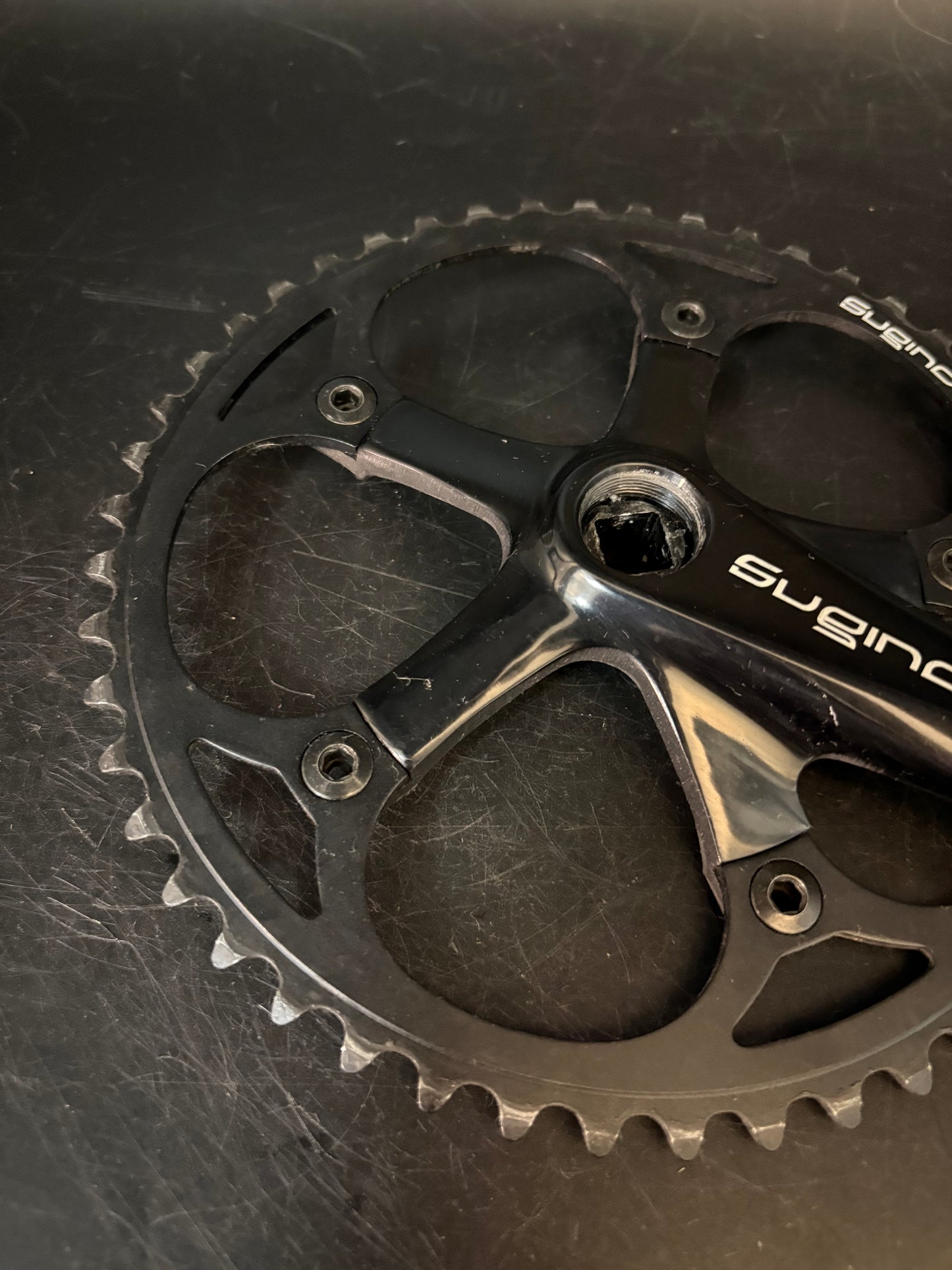Sugino Messenger Crankset Black 170mm 48t 130bcd