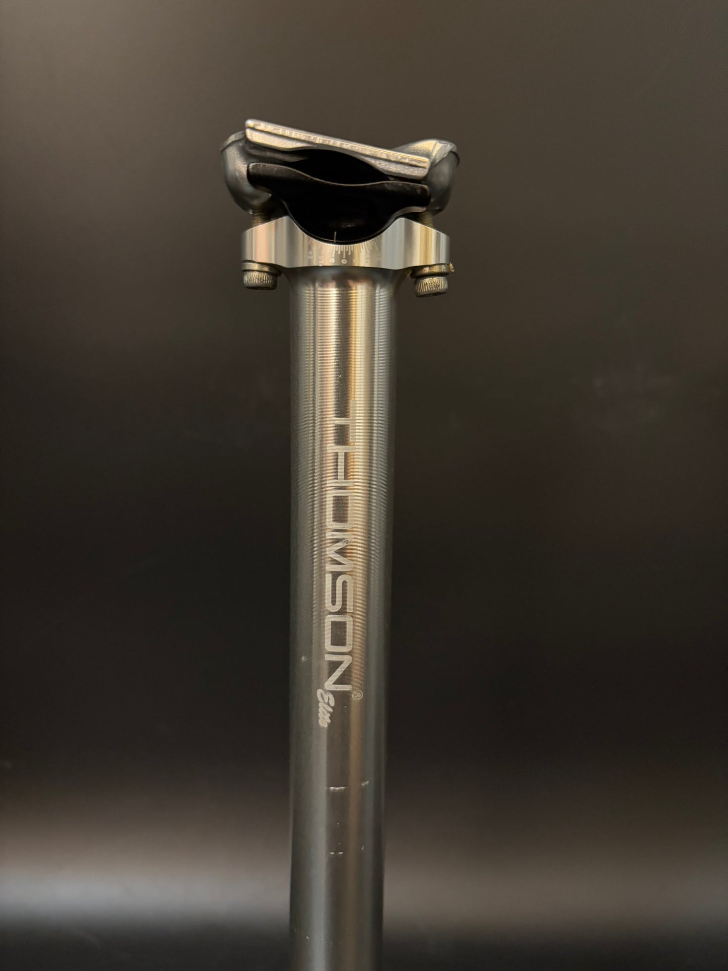 Thomson Elite Seatpost Silver/Black 27.2 330mm