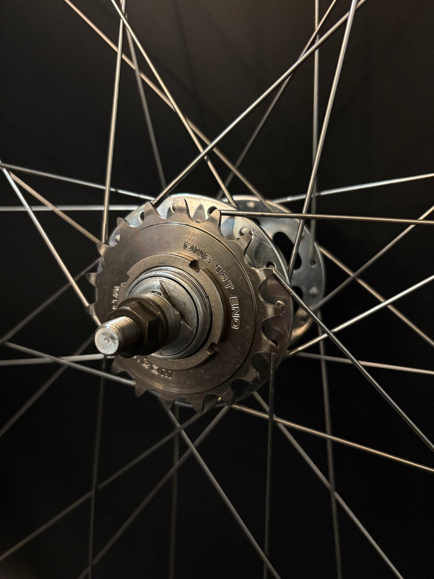 H Plus Son Archetype Silver / White Industries Wheelset 32h w/ 18t Cog