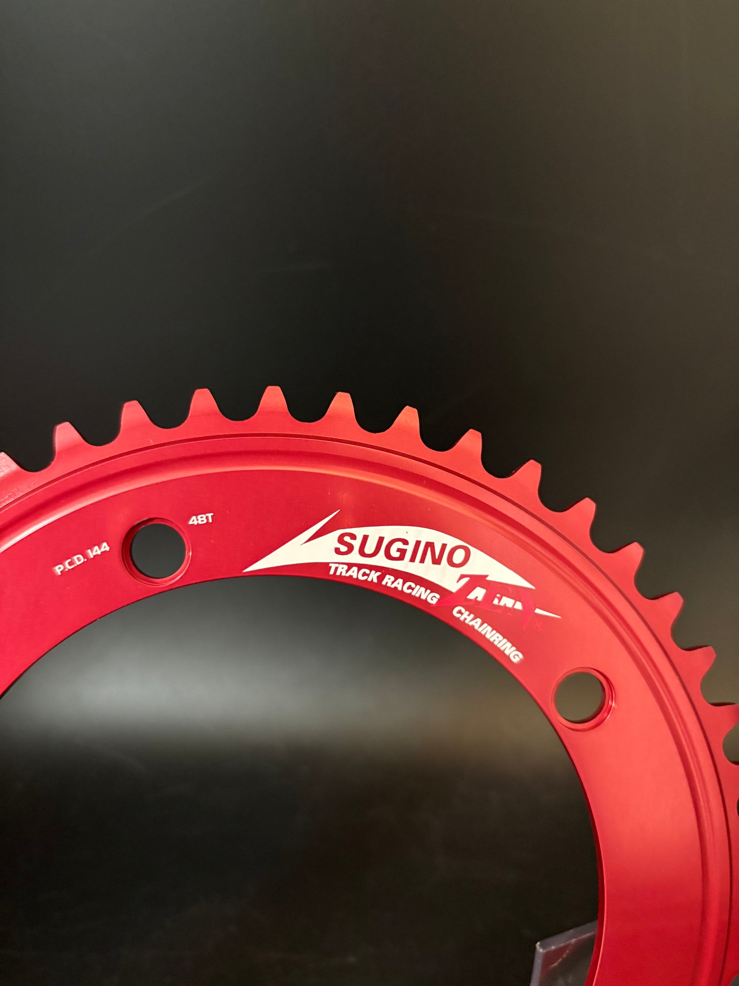 NEW Sugino Zen Chainring Red 48t