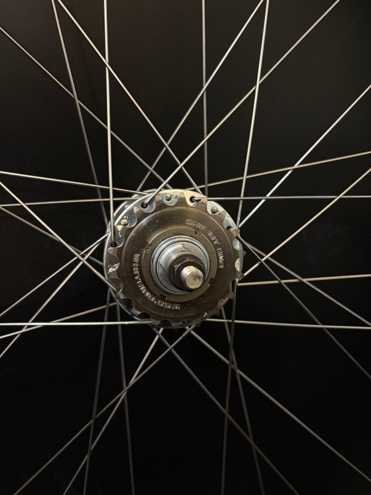 H Plus Son Archetype Silver / White Industries Wheelset 32h w/ 18t Cog