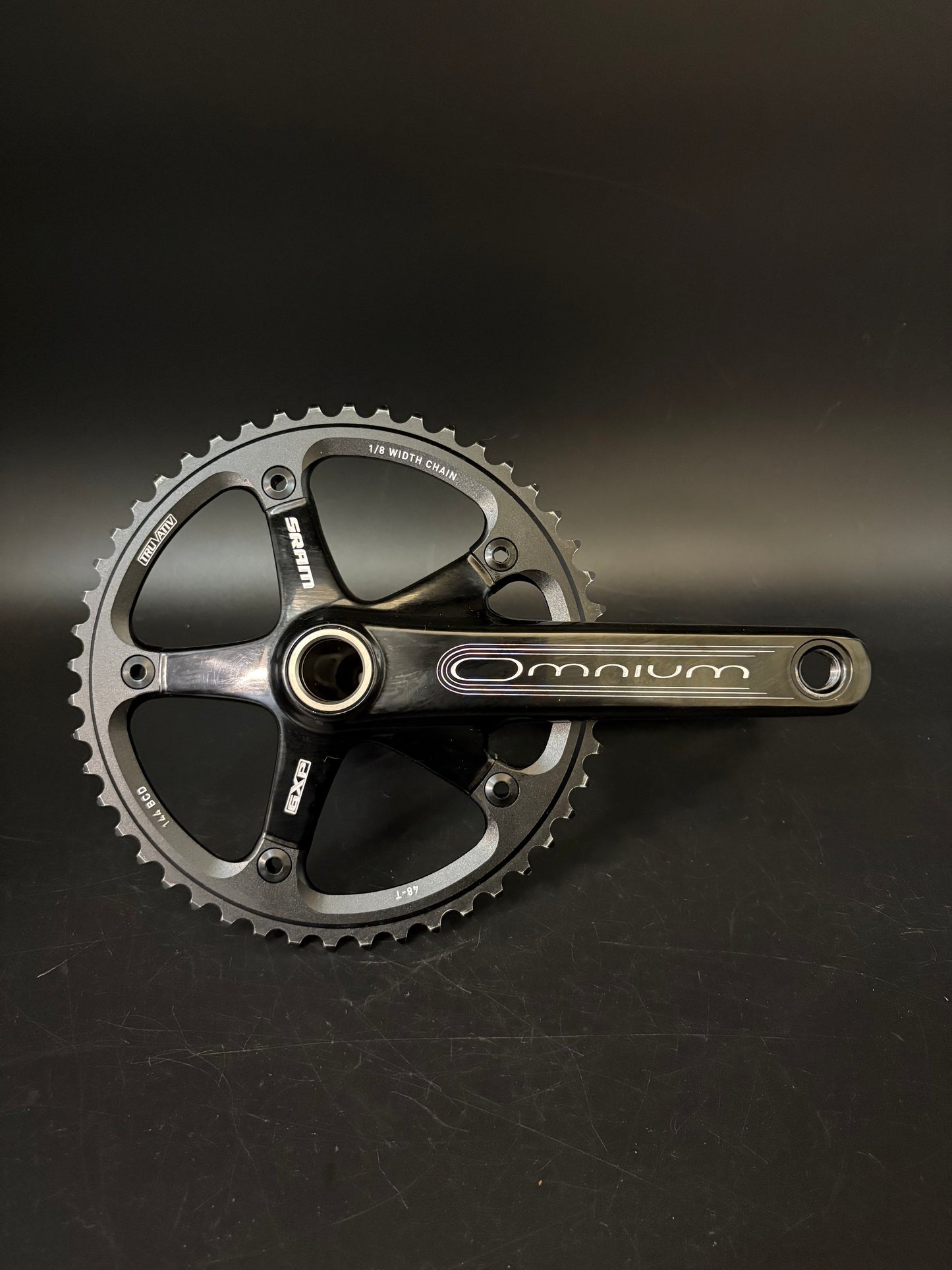 Sram Omnium Crankset Black 165mm