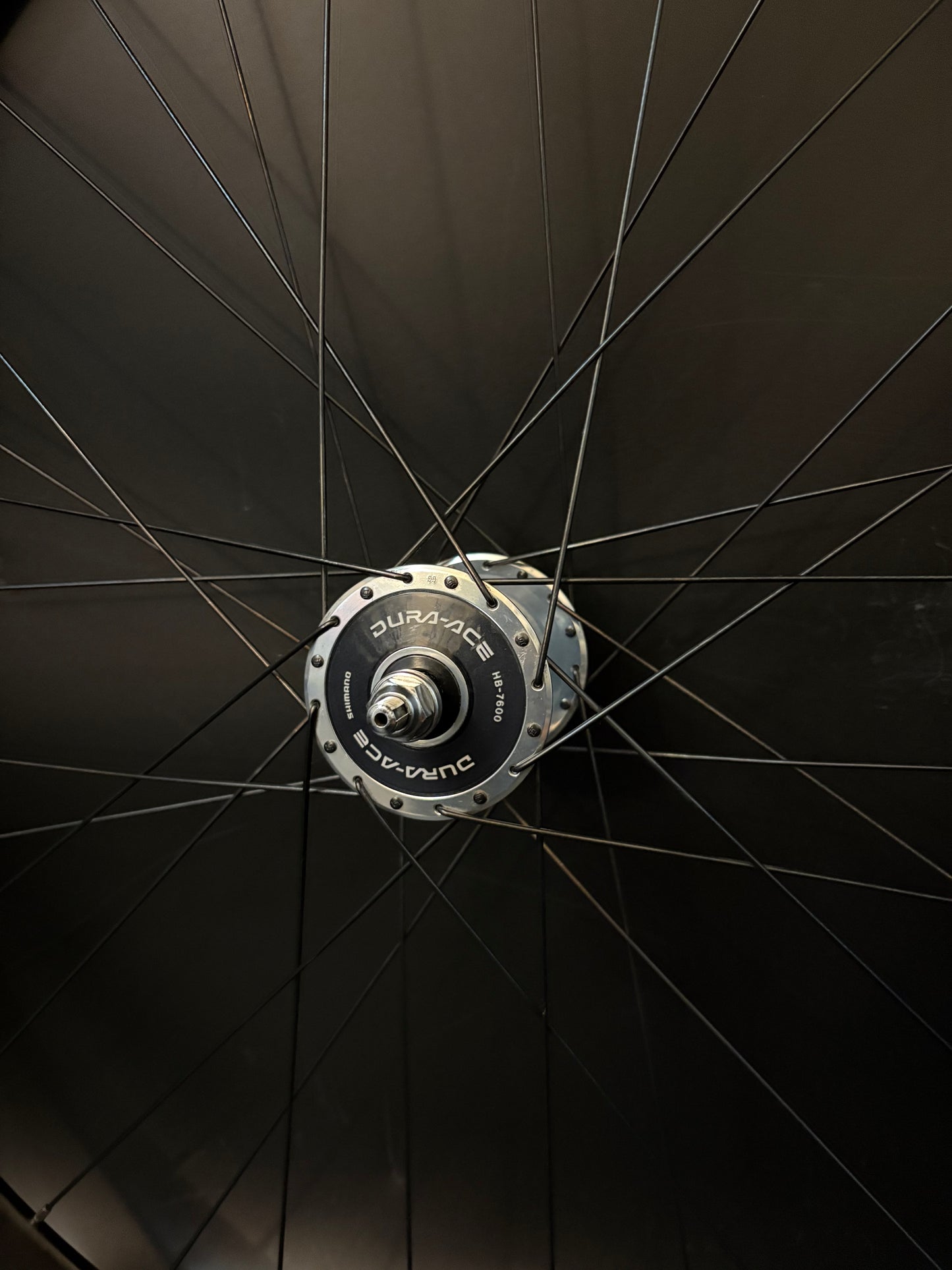 Velocity Deep V Black / Dura Ace HF 7600 Wheelset 32h