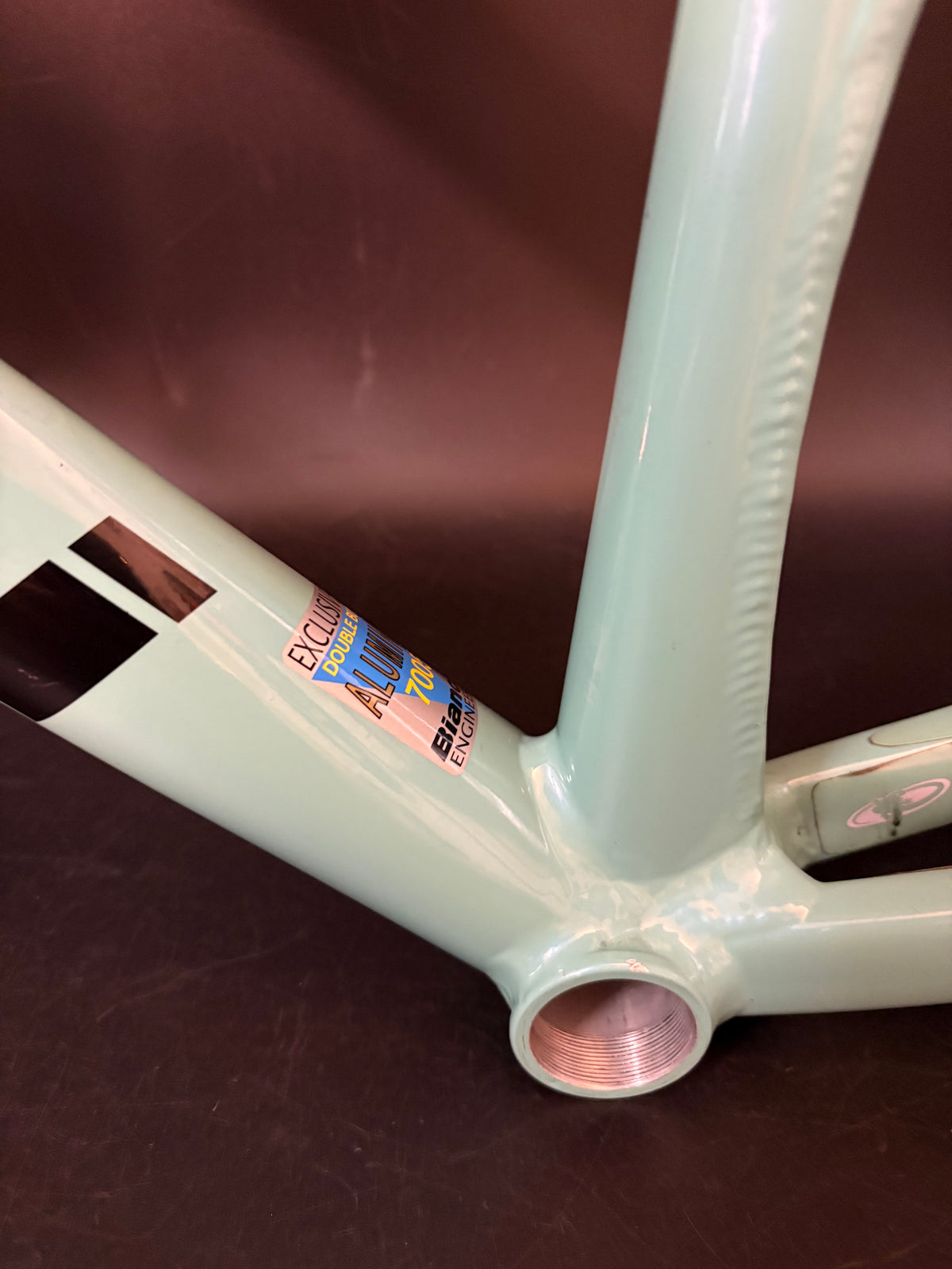 Bianchi Super Pista Frameset Celeste 51cm