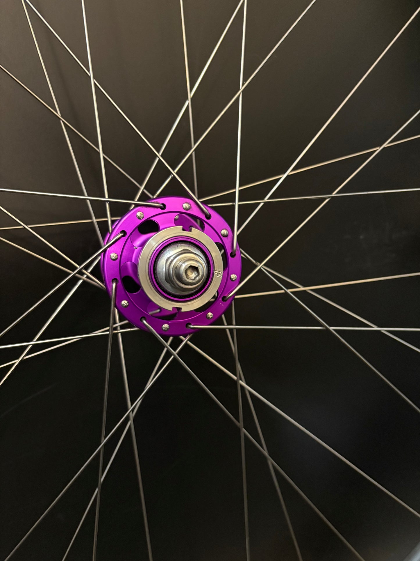 H Plus Son TB14 / Paul Components HF Wheelset Purple 32h