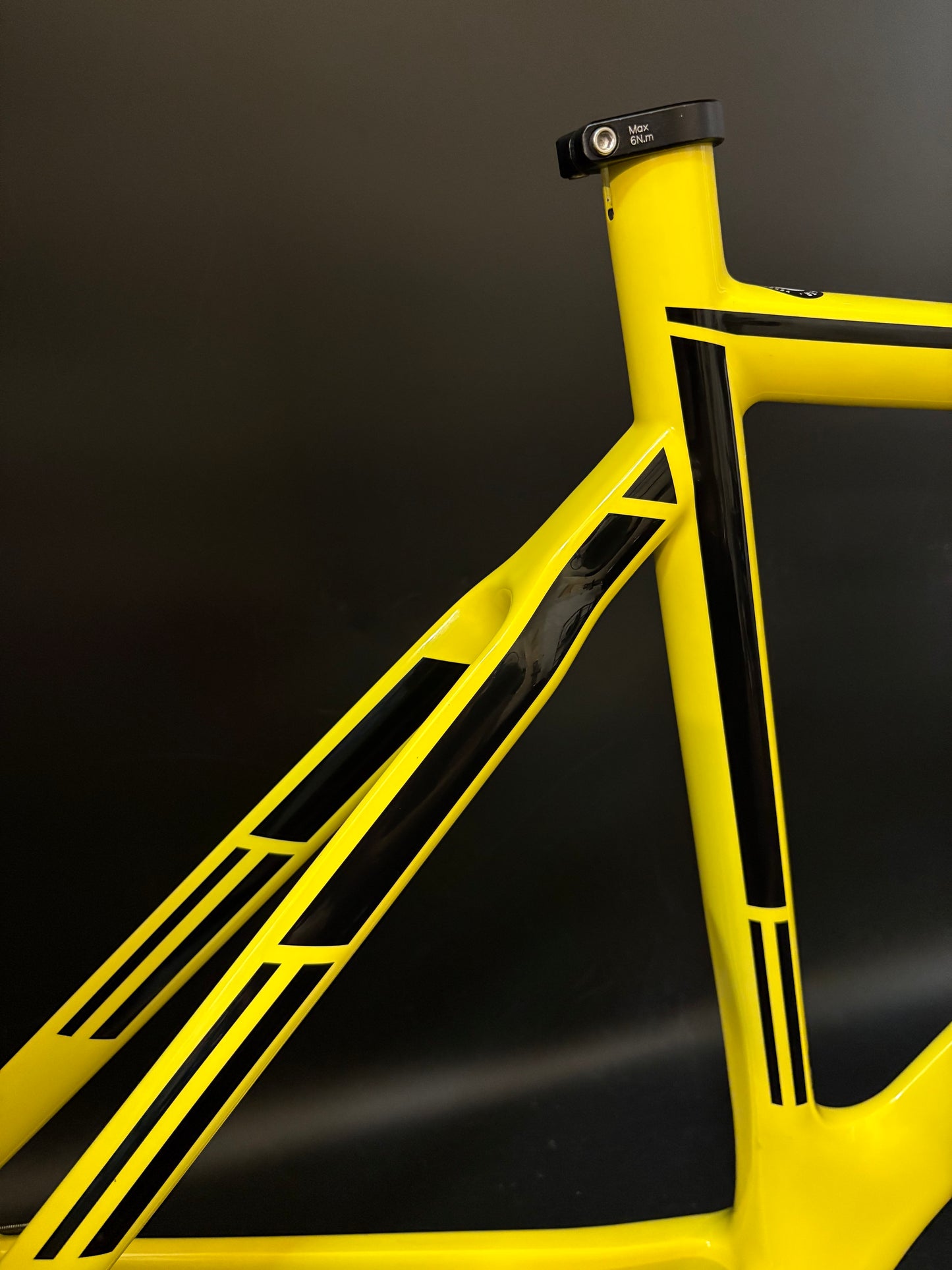 Look 875 Madison Frameset Yellow Carbon Small