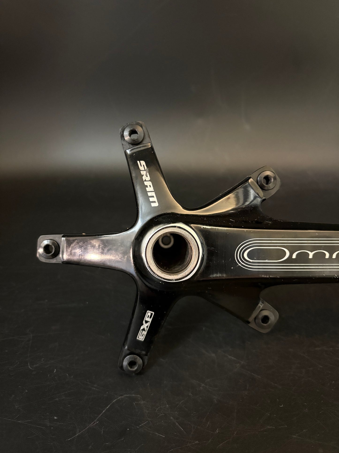 Sram Omnium Crank Arms Black 165mm