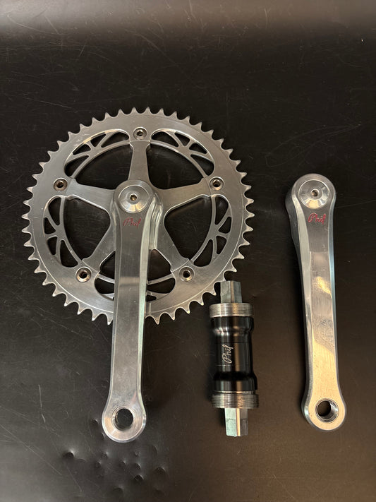 Phil Wood Track Crankset Silver 165mm 48t