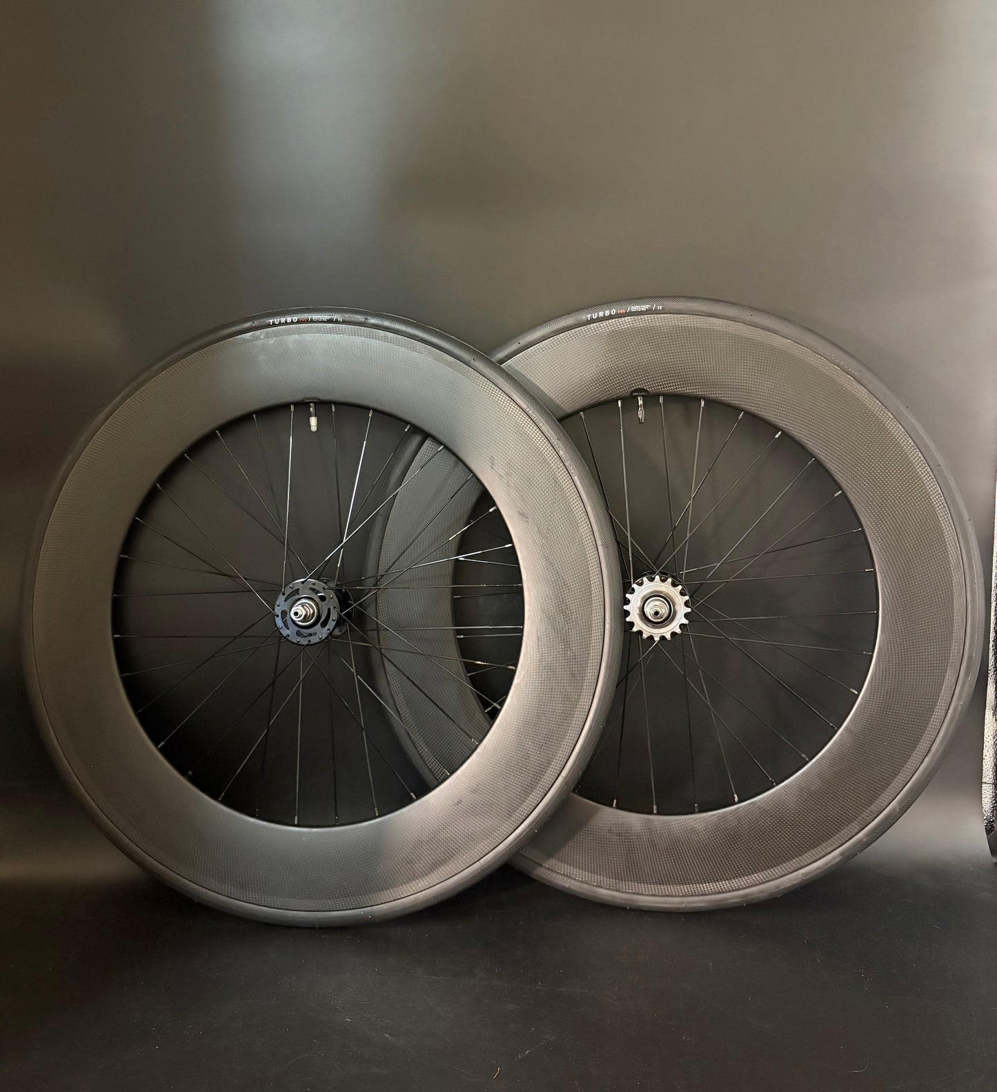 Unbranded 90mm Carbon Clincher / Novatec Wheelset 32h