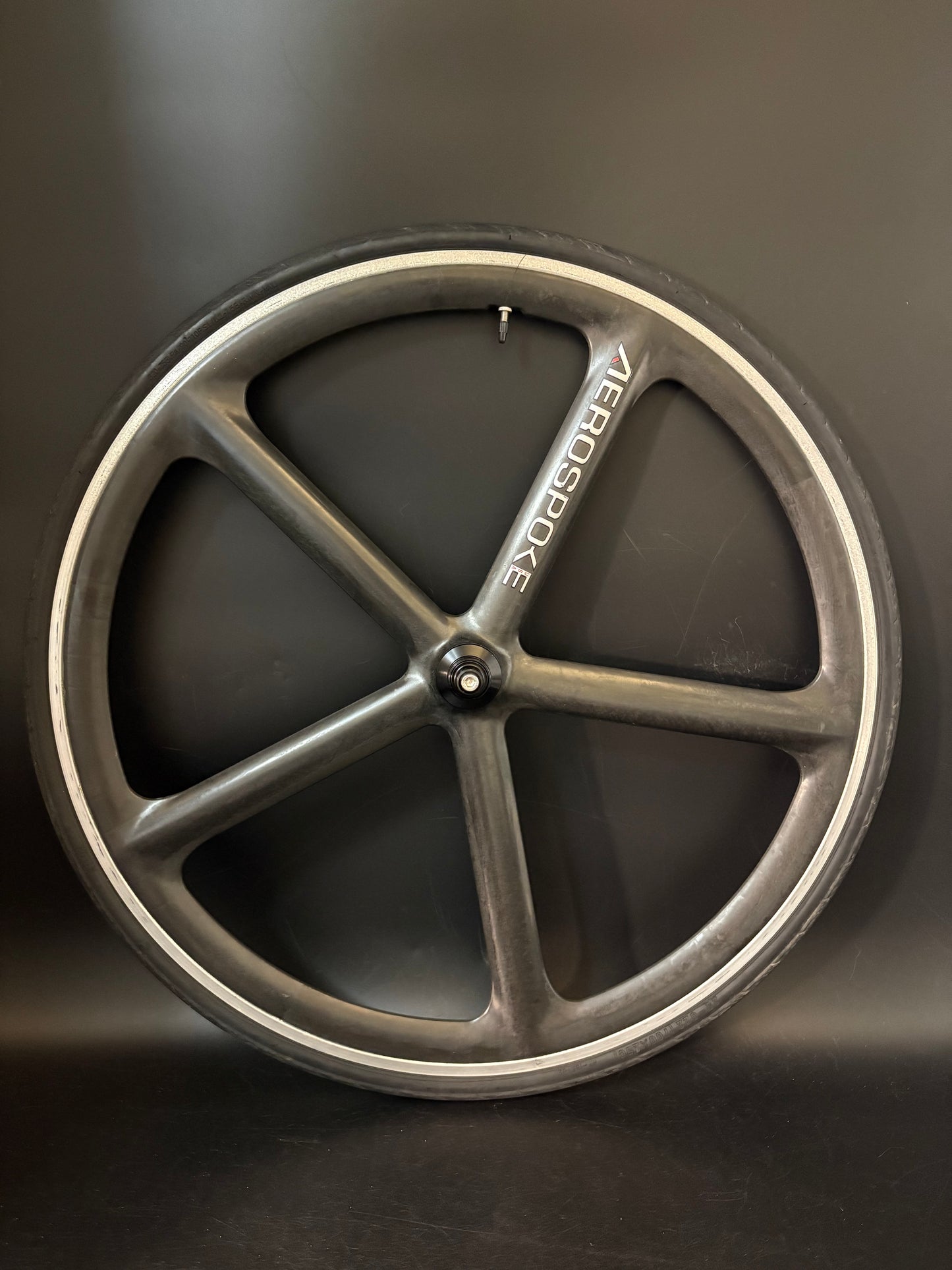 Aerospoke Clincher Front Wheel Black