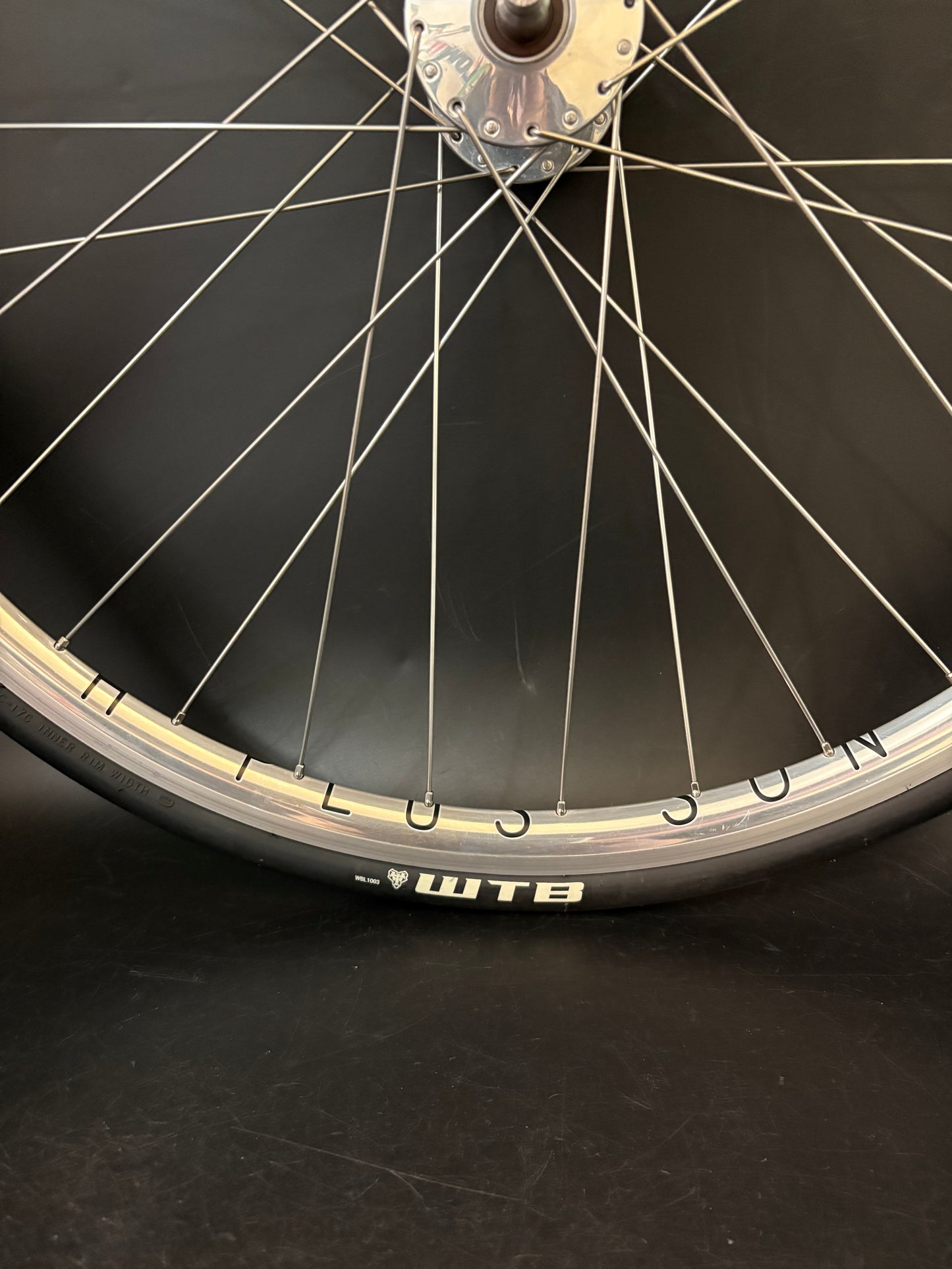 H Plus Son Archetype / Phil Wood HF Wheelset Silver 32h